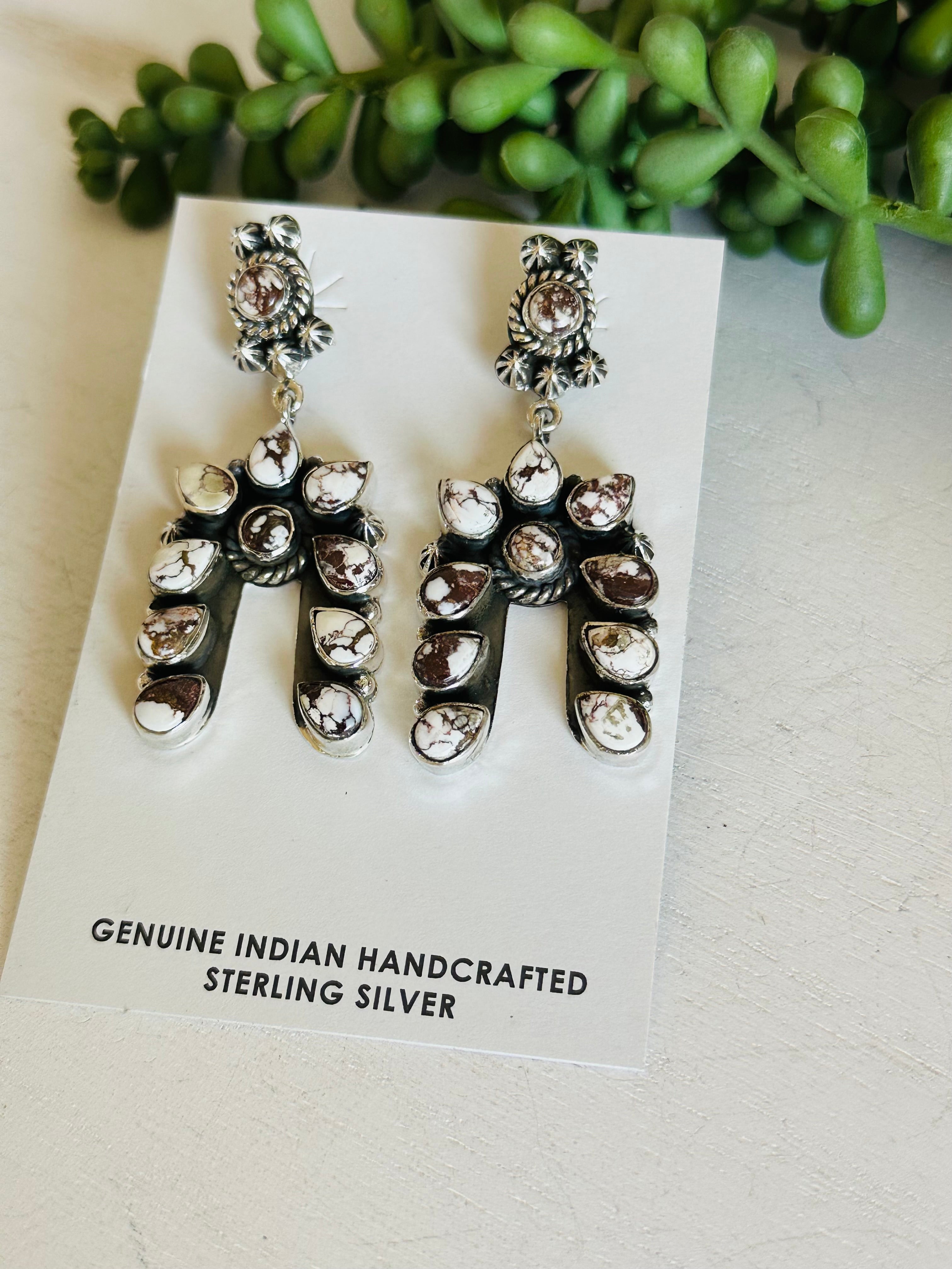 TTD “The Storm” Wild Horse & Sterling Silver Earrings