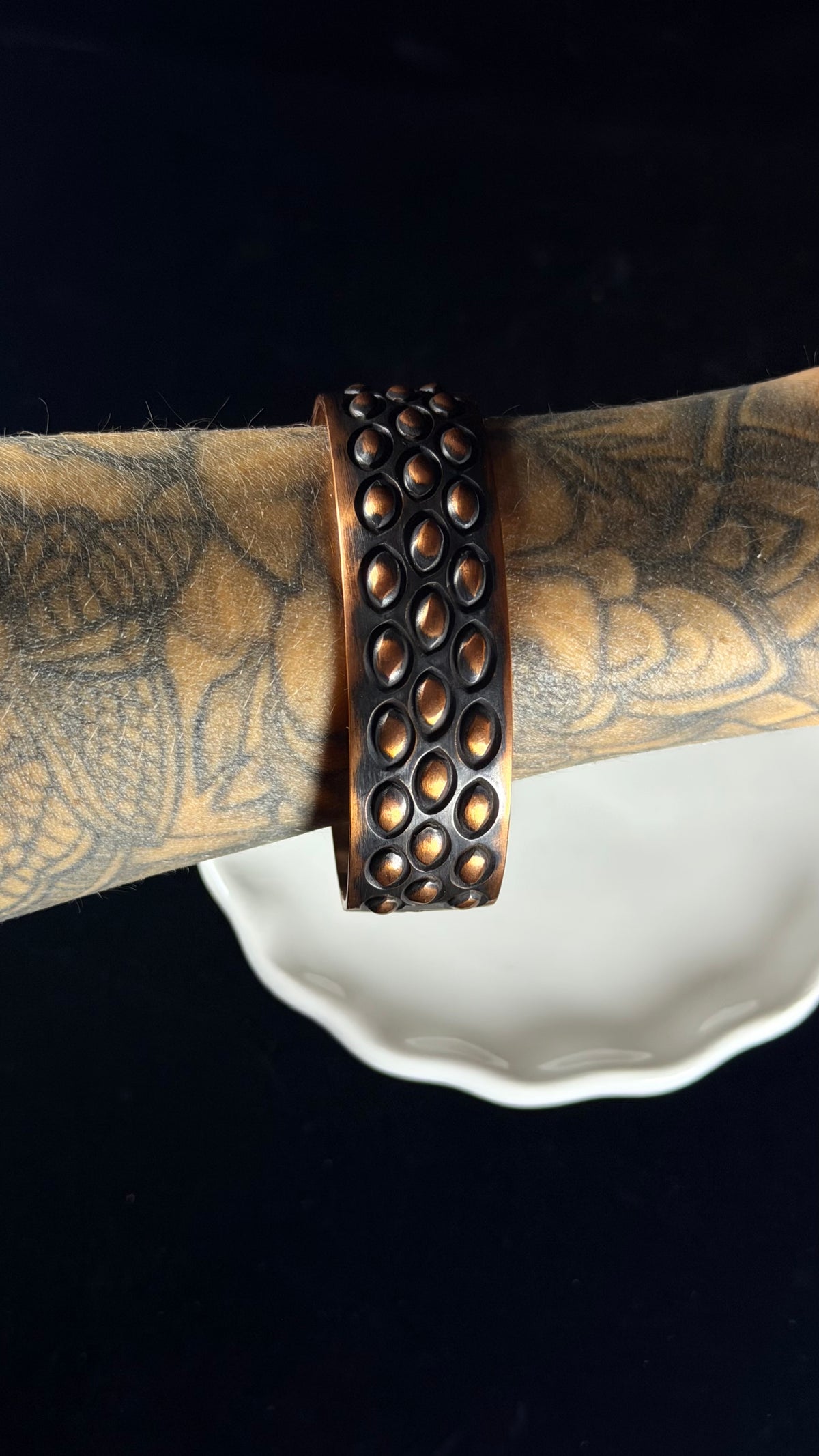 Jerold Tahe Copper Cuff Bracelet