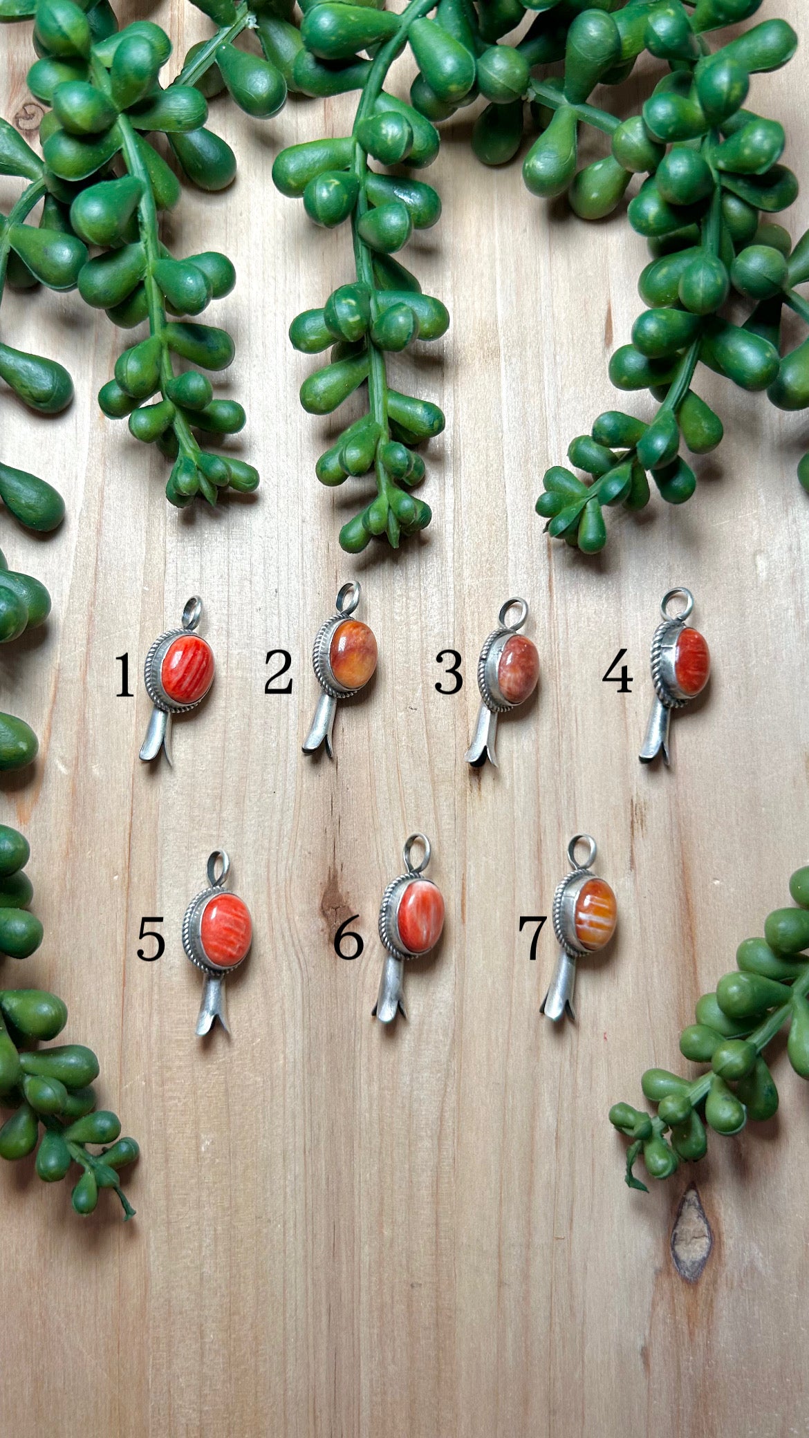 Navajo Made Spiny Oyster & Sterling Silver Pendant