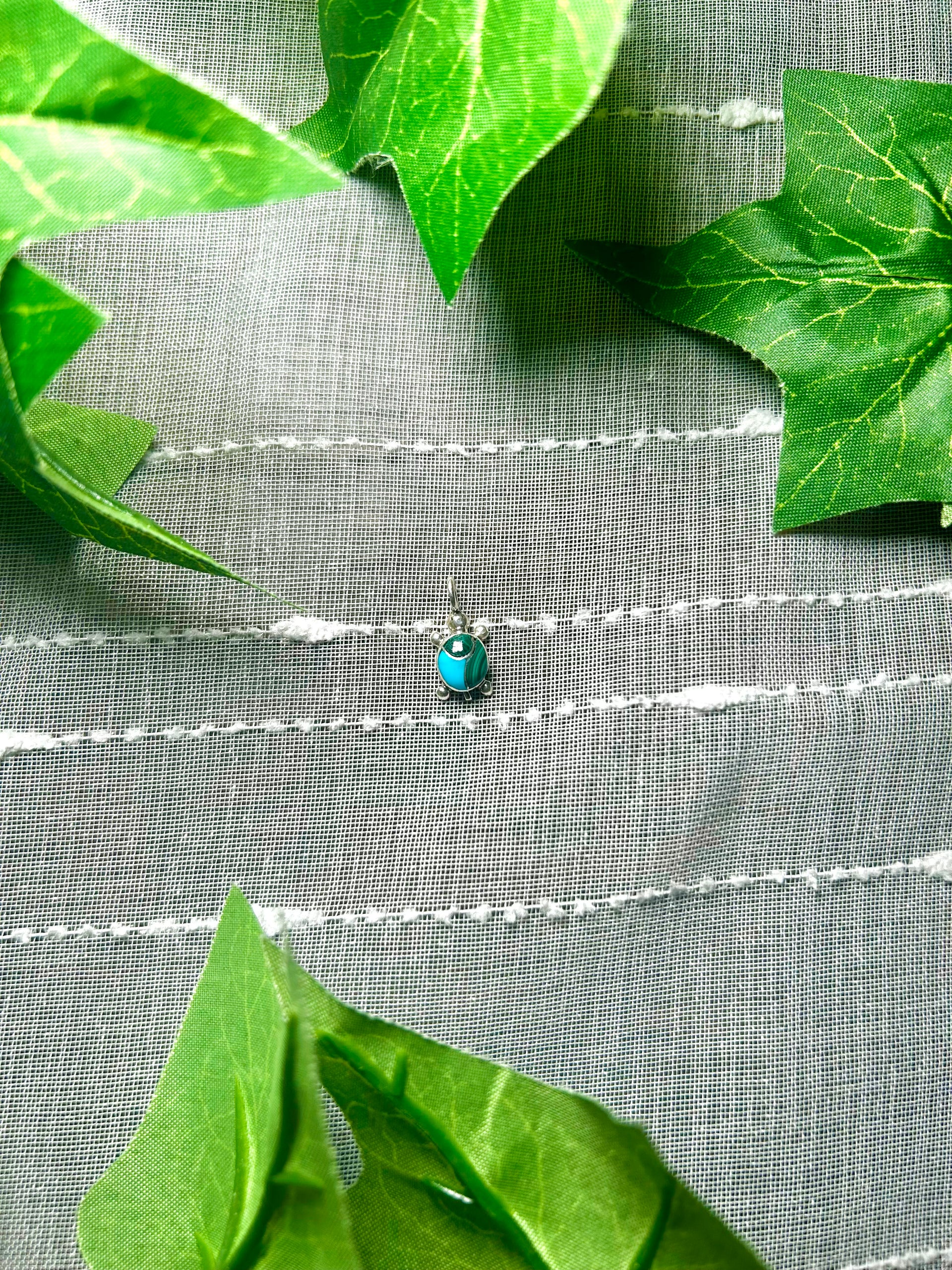 Zuni Multi Stone & Sterling Silver Pendant