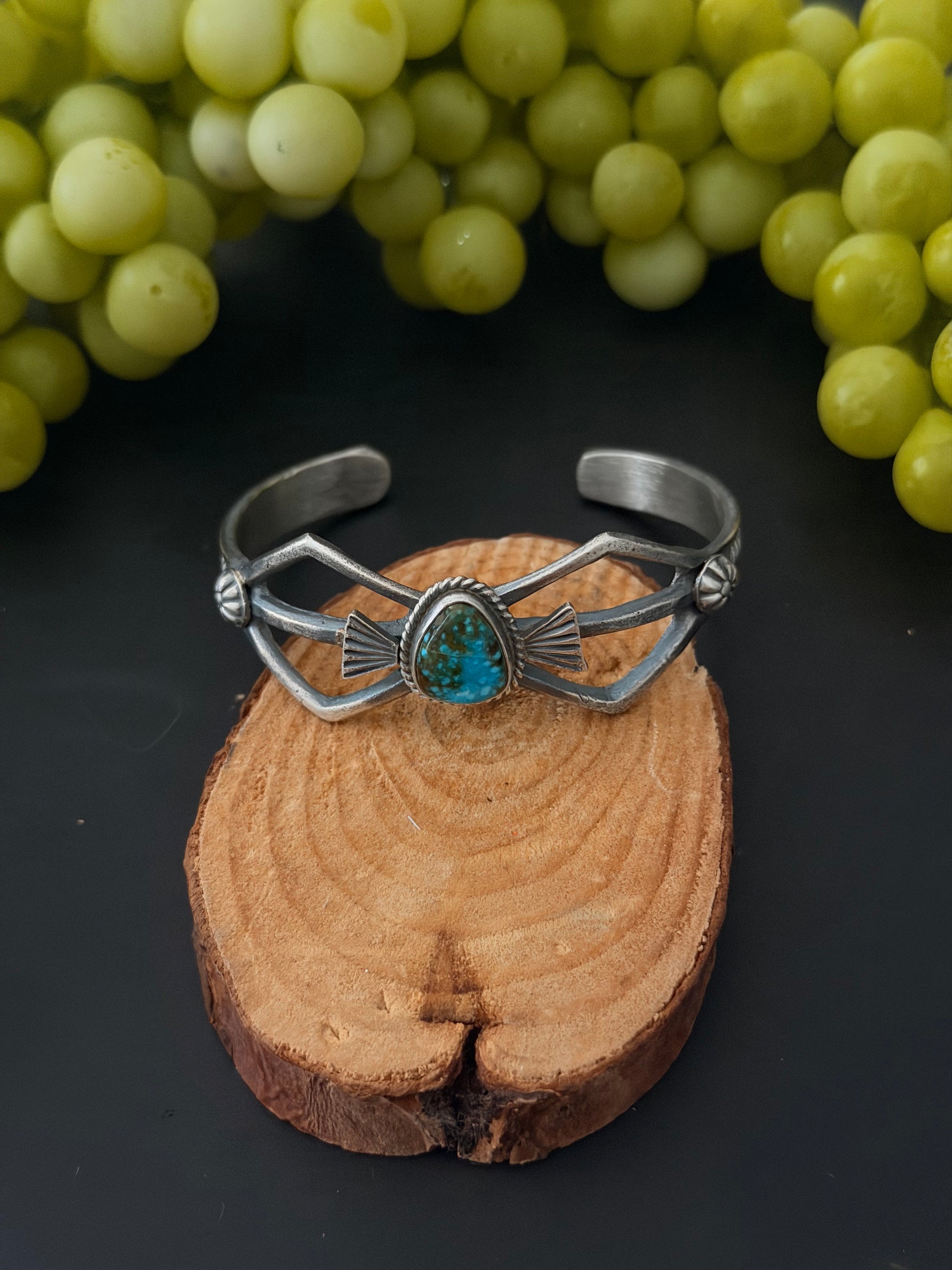 Kindale Billah Sonoran Mountain Turquoise & Sterling Silver Cuff Bracelet