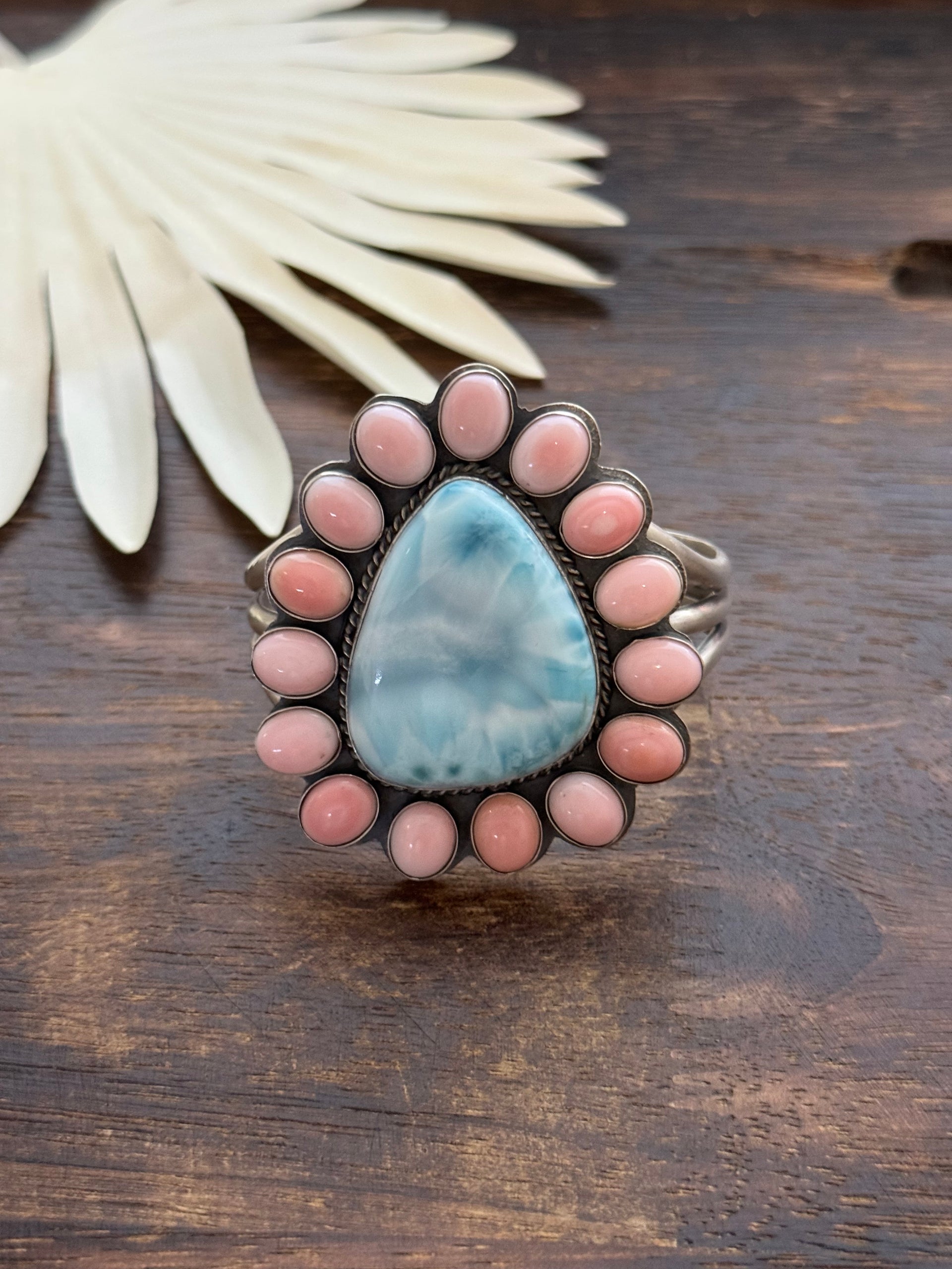 Boyd Ashley Multi Stone & Sterling Silver Cuff Bracelet