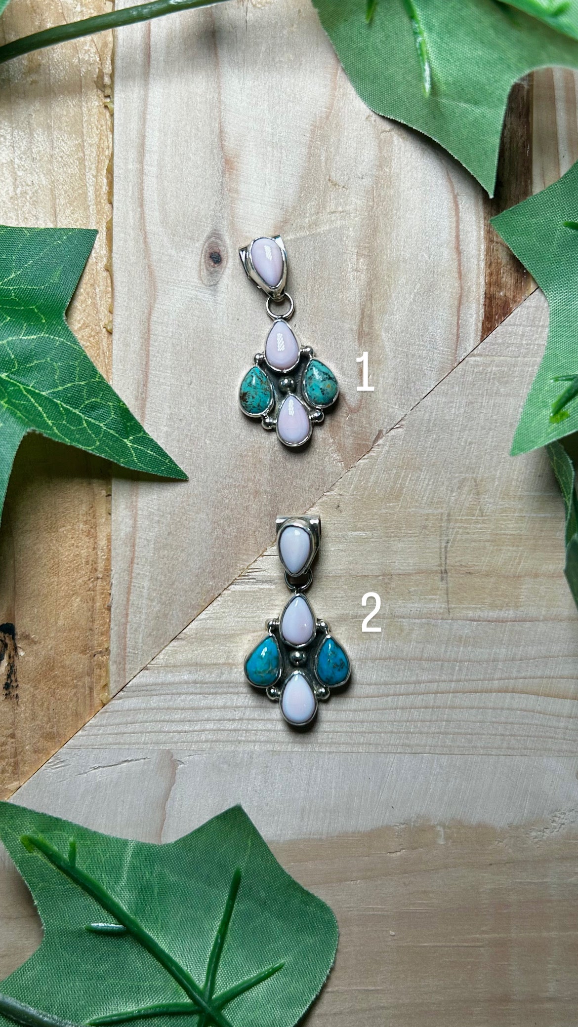 Pearline Spencer Multi Stone & Sterling Silver Pendant