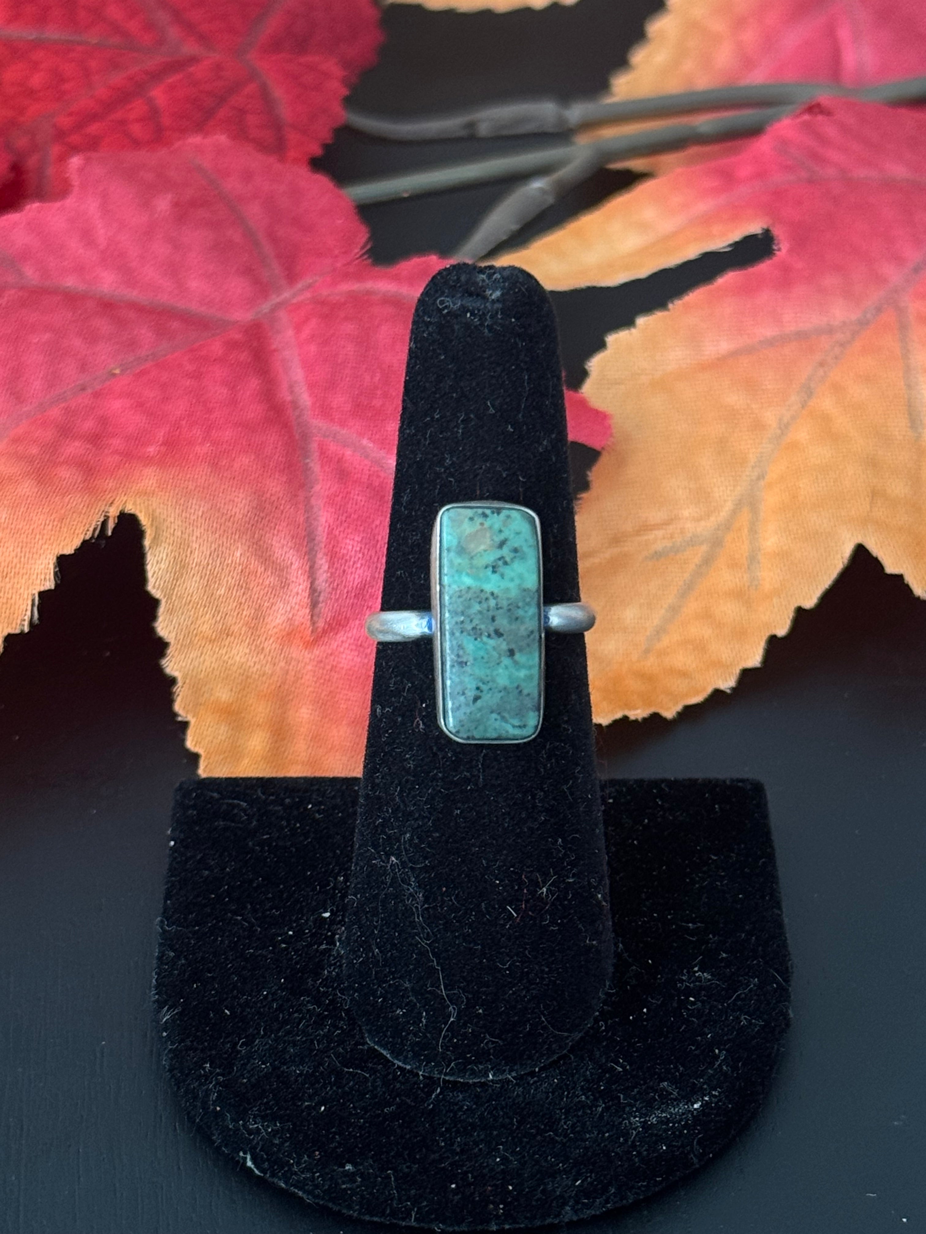 Navajo Made Royston Turquoise & Sterling Silver Ring