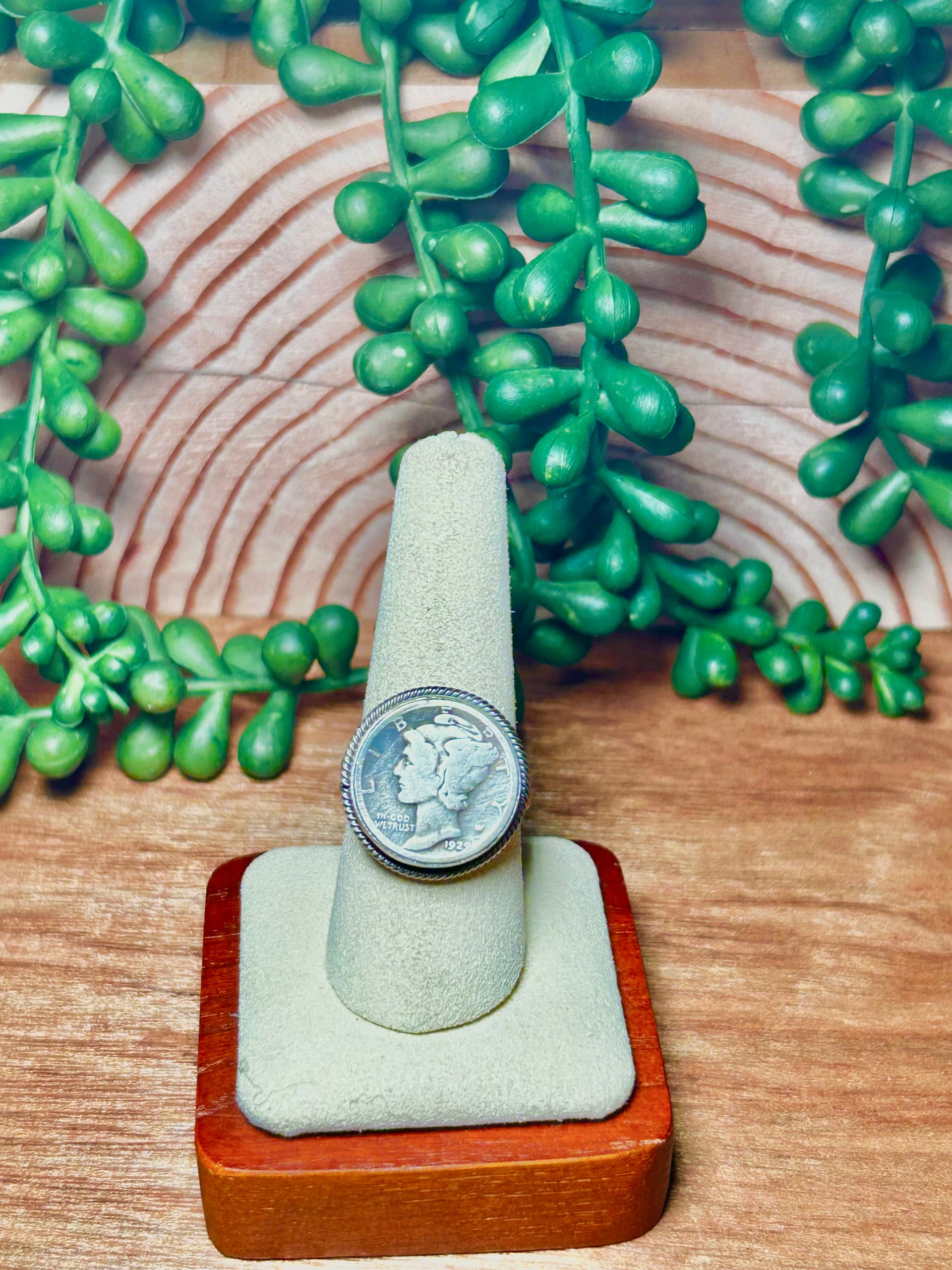 Scott Skeets Made Sterling Silver Ring Size 9