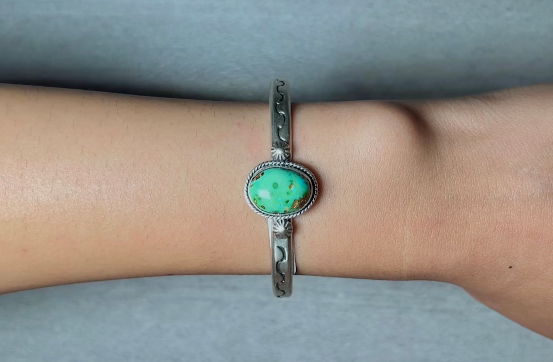 Sam Yellowhair SM & Sterling Silver Cuff Bracelet