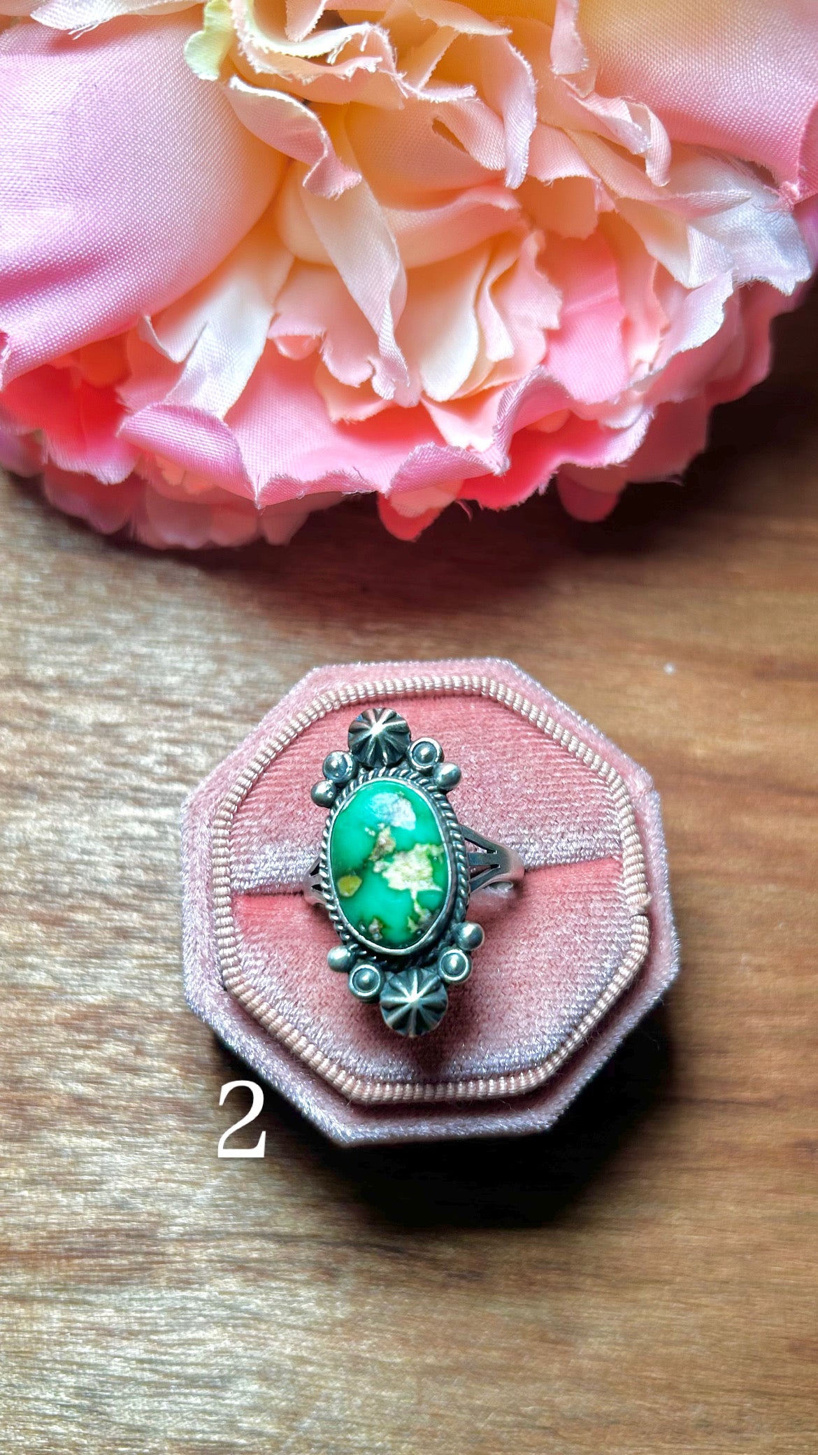 Maritta Benally Sonoran Mountain & Sterling Silver Ring