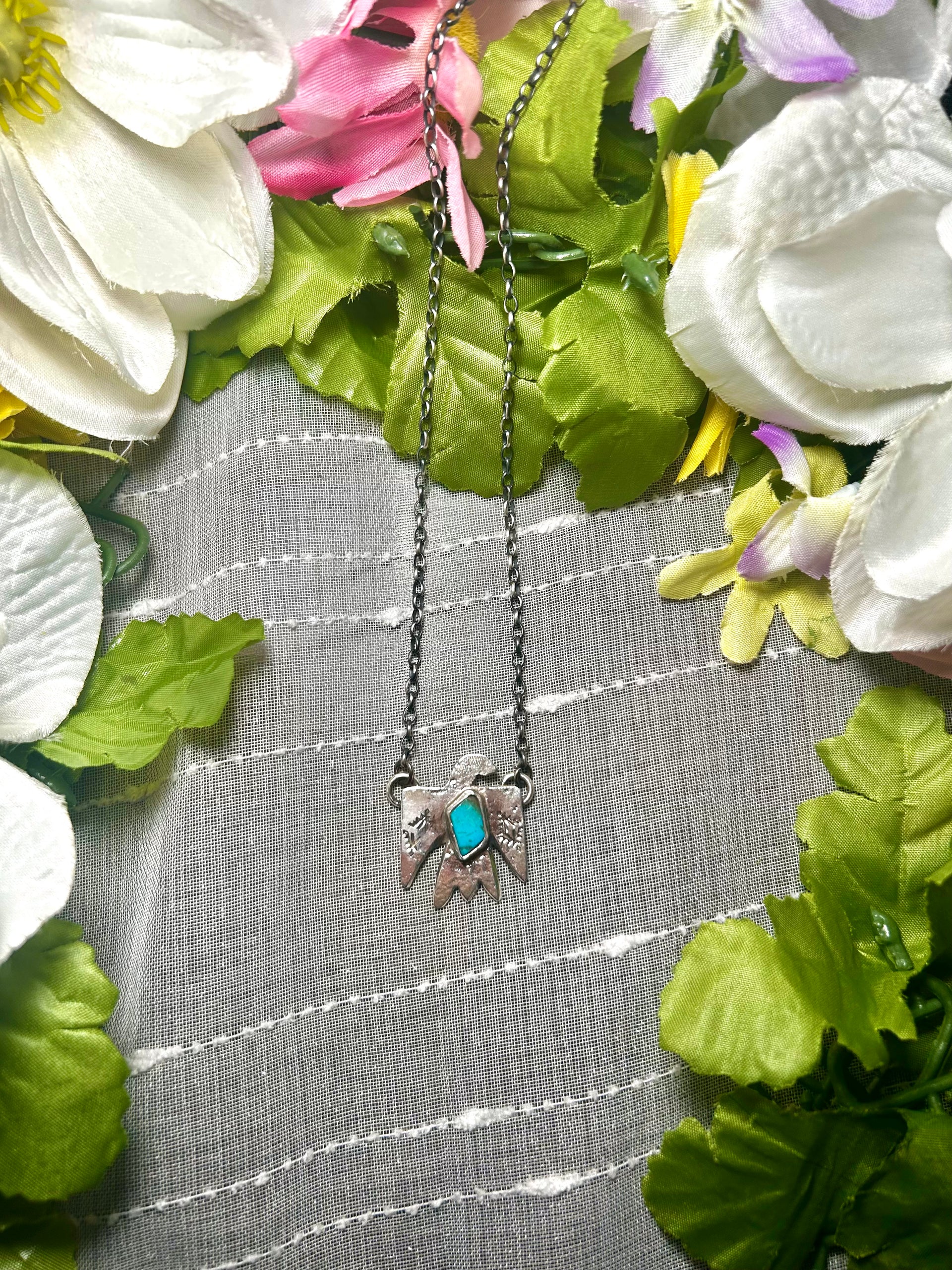 Jude Candelaria Kingman Turquoise & Sterling Silver Necklace