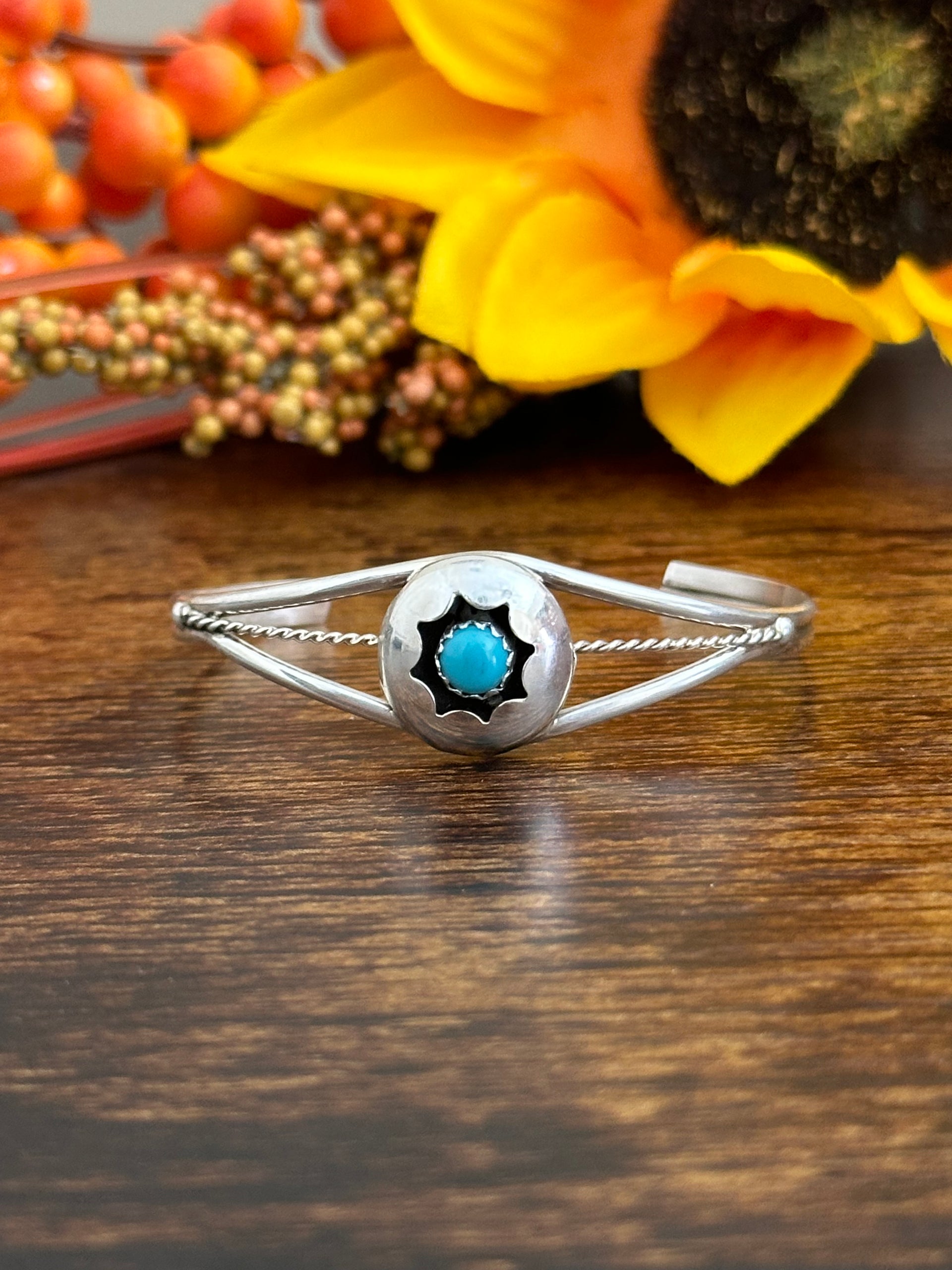Navajo Made Sterling Silver Baby Cuff Bracelets
