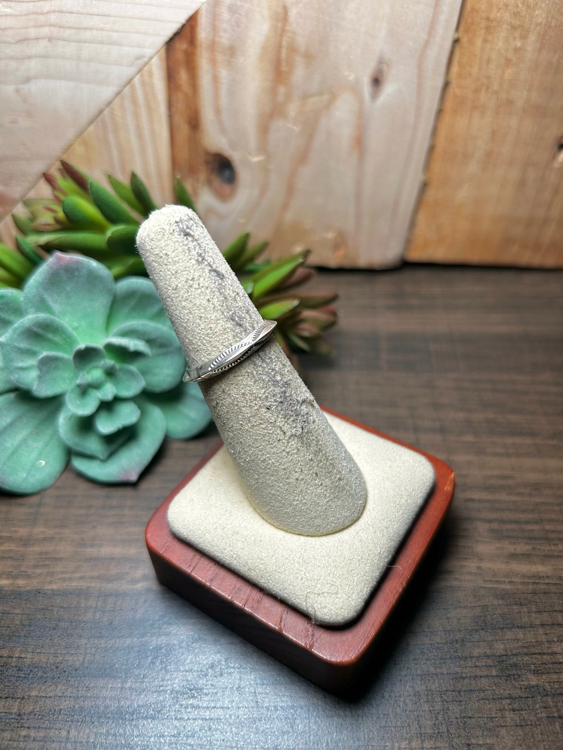 Navajo Made Sterling Silver Ring Size 6