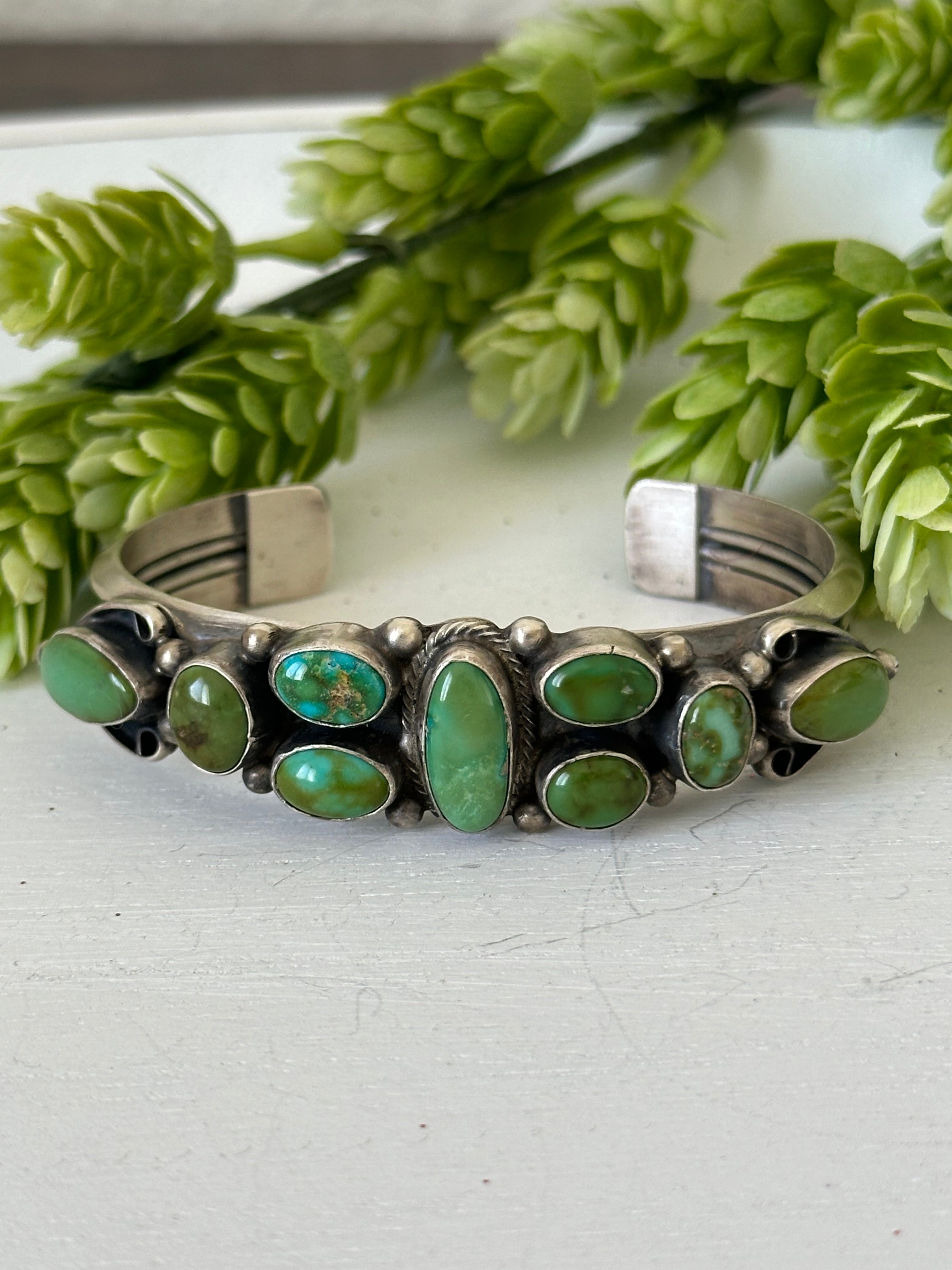 Kathleen Chavez Sonoran Mountain Turquoise & Sterling Silver Cuff Bracelet