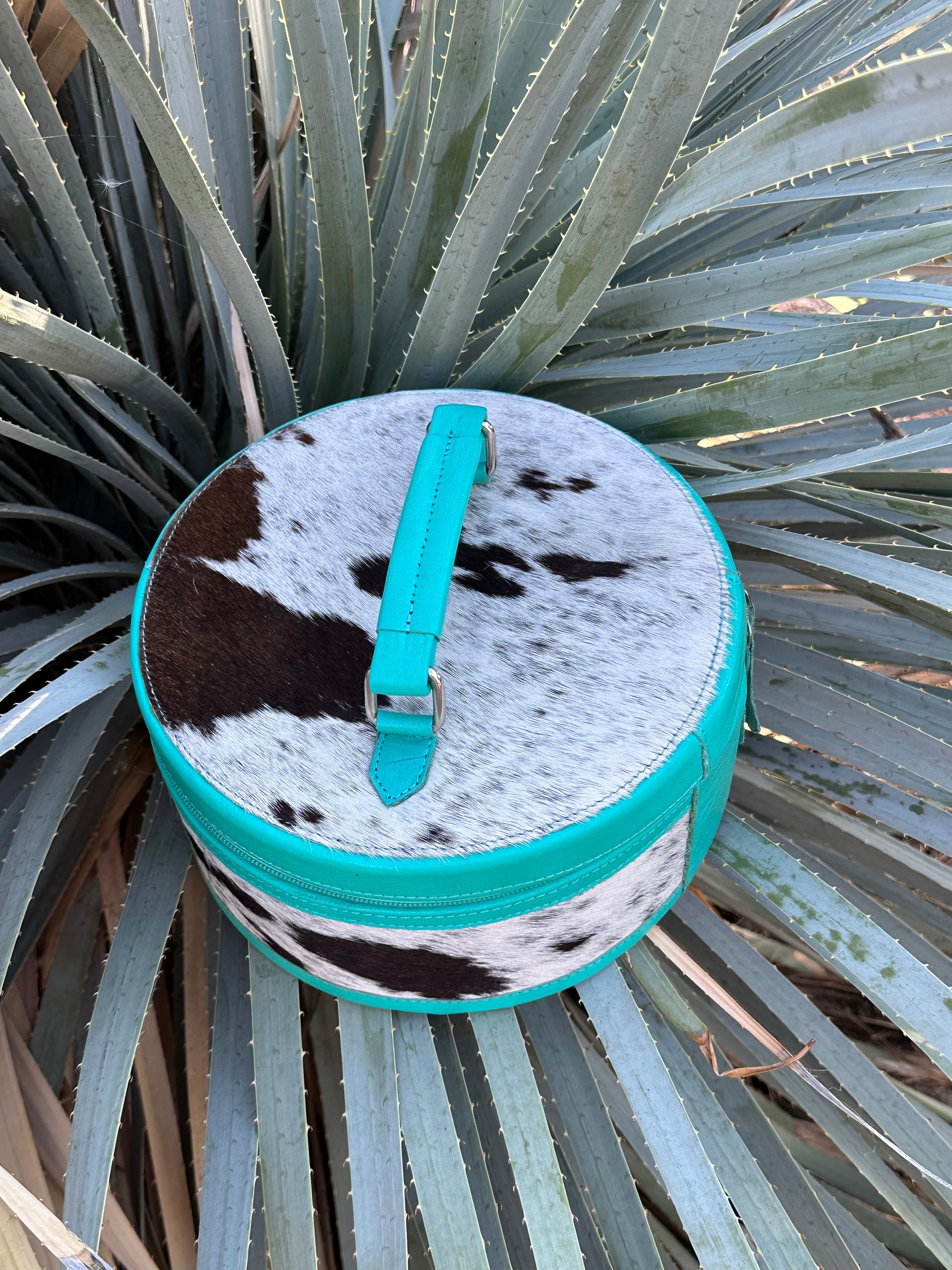 Genuine Leather & Cowhide Jewelry Box