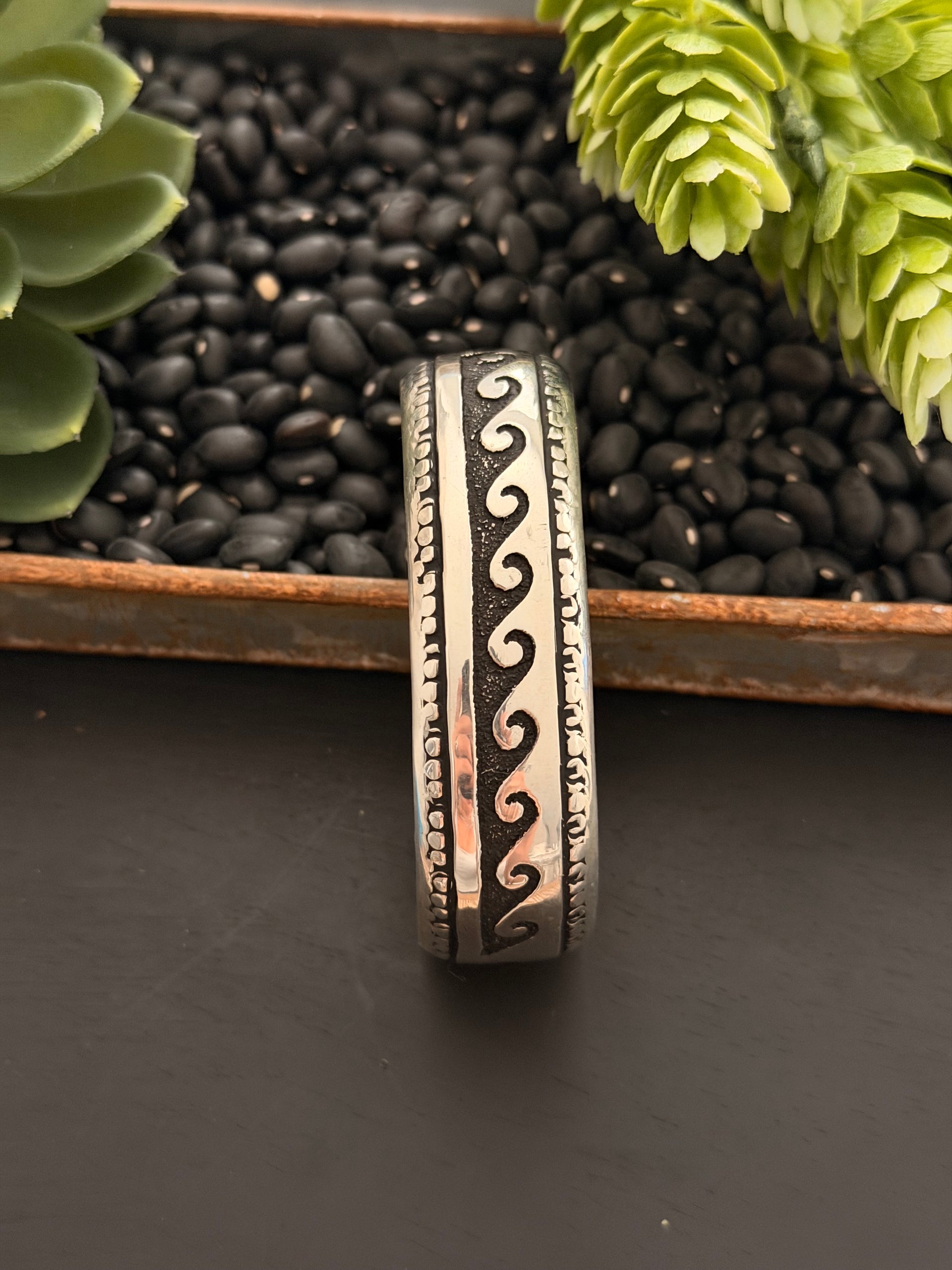 T & R Singer Sterling Silver Cuff Bracelet