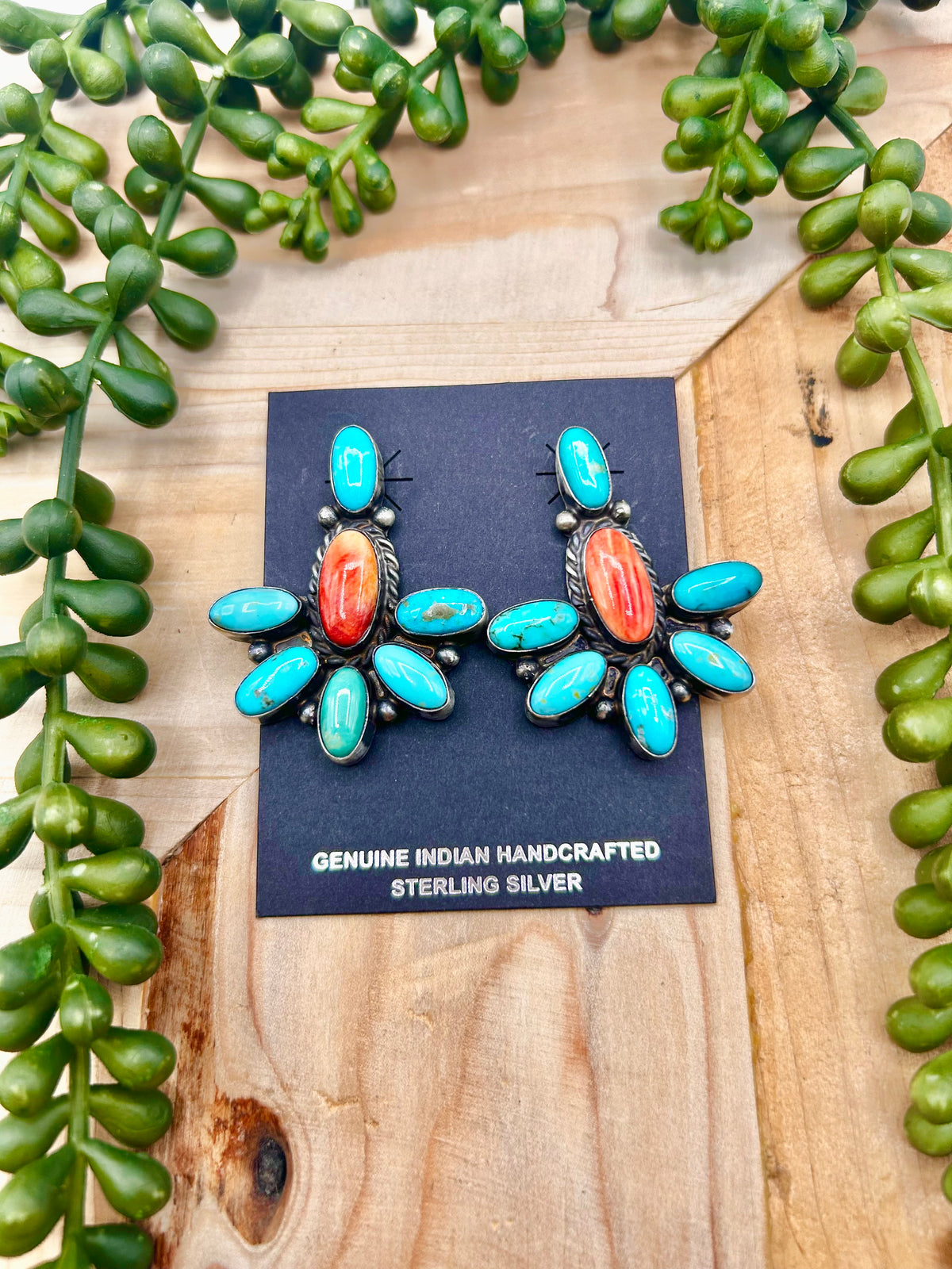 Aldora Henry Multi Stone & Sterling Silver Post Earrings