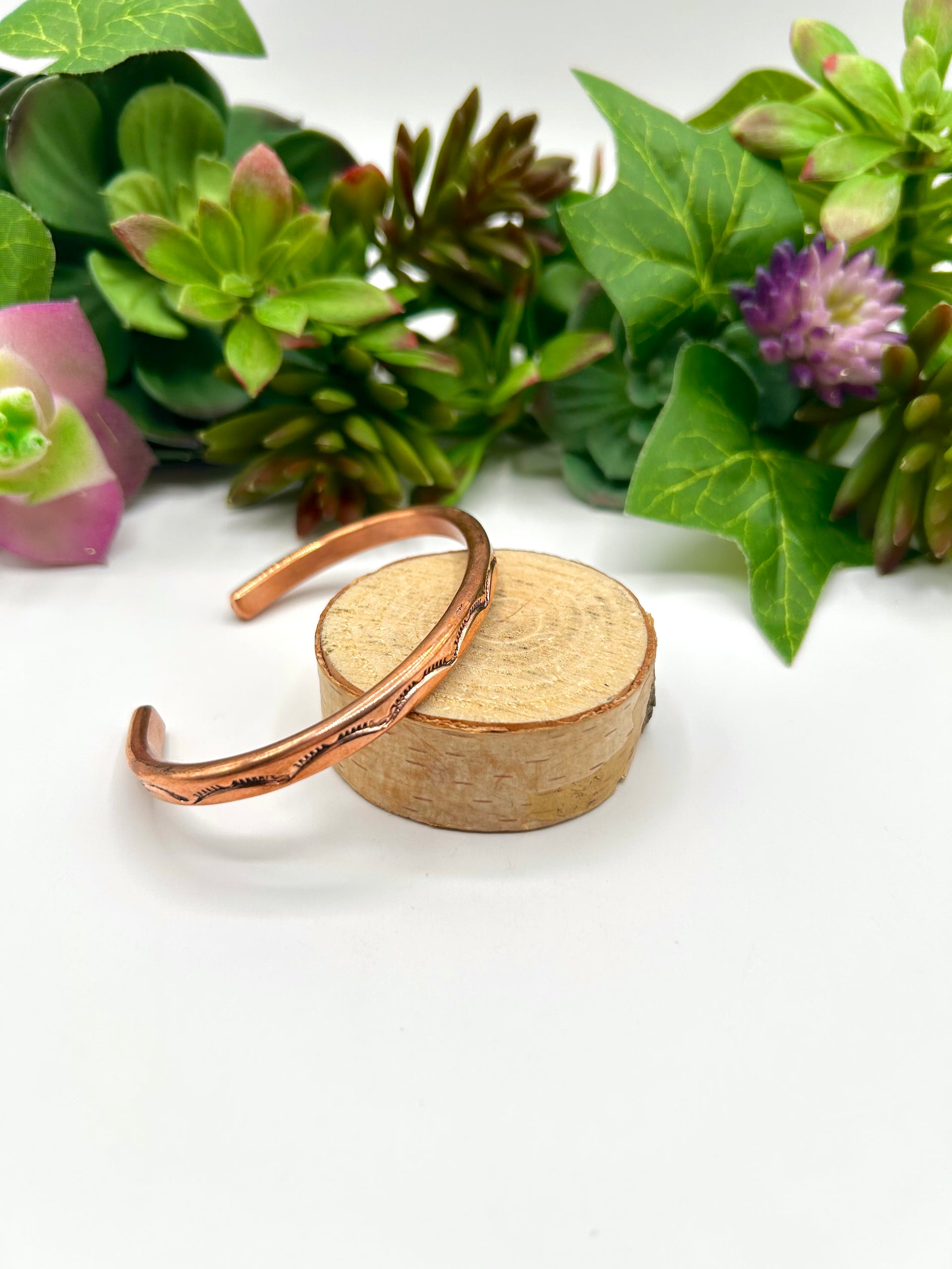Navajo Made Copper Cuff Bracelet