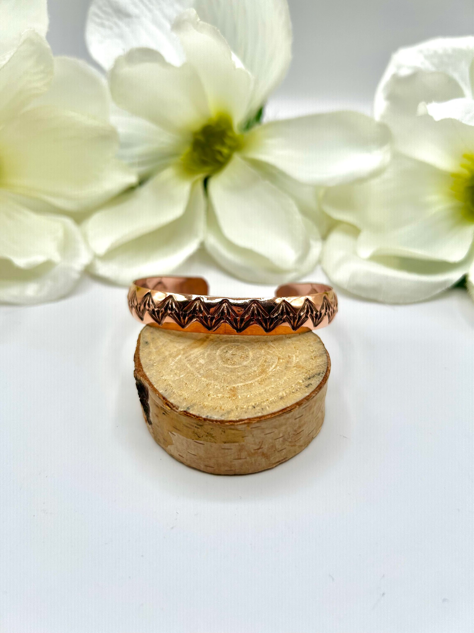Navajo Made Copper Cuff Bracelet