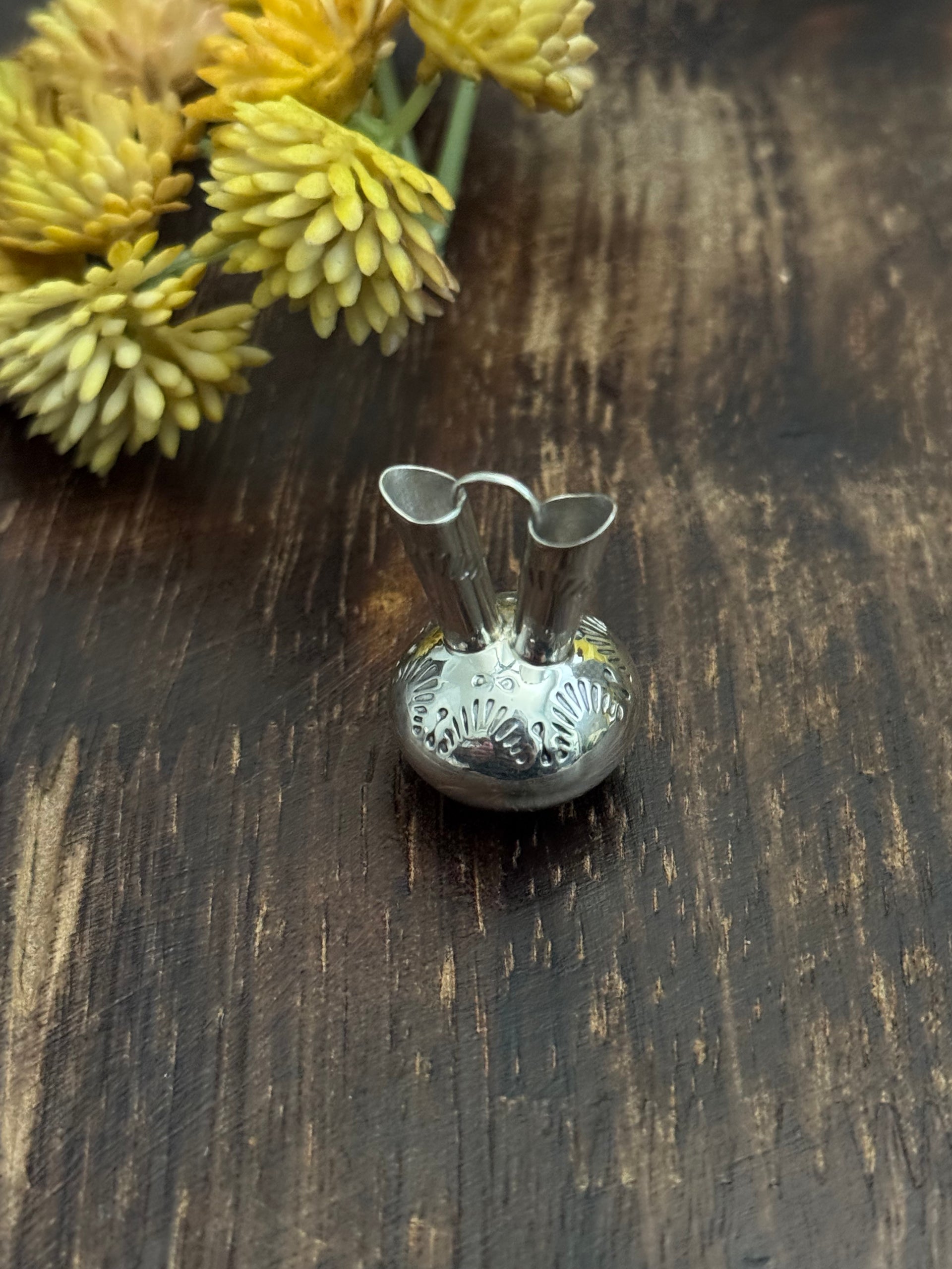 Navajo Made Sterling Silver Pendant