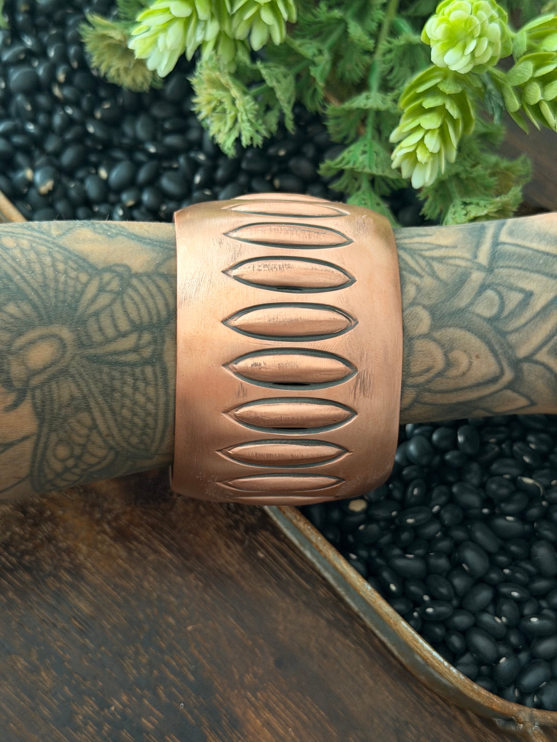 Navajo Made Copper Cuff Bracelet