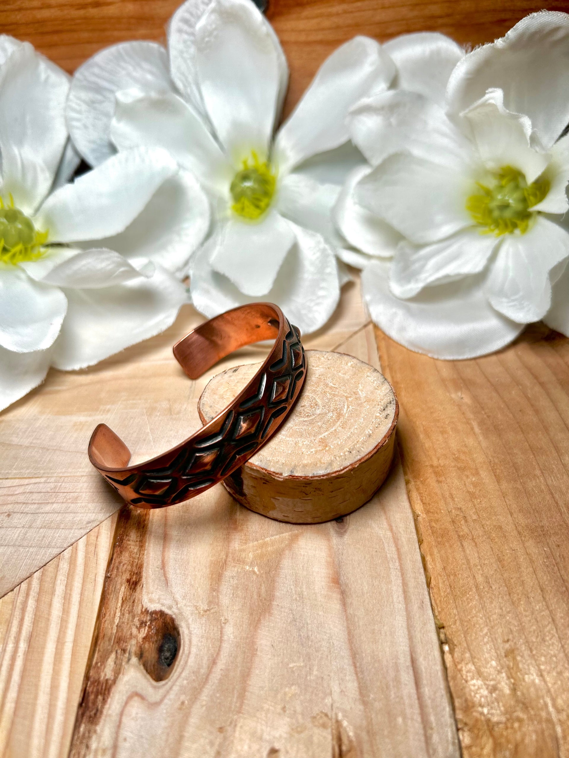 Jerold Tahe Copper Cuff Bracelet