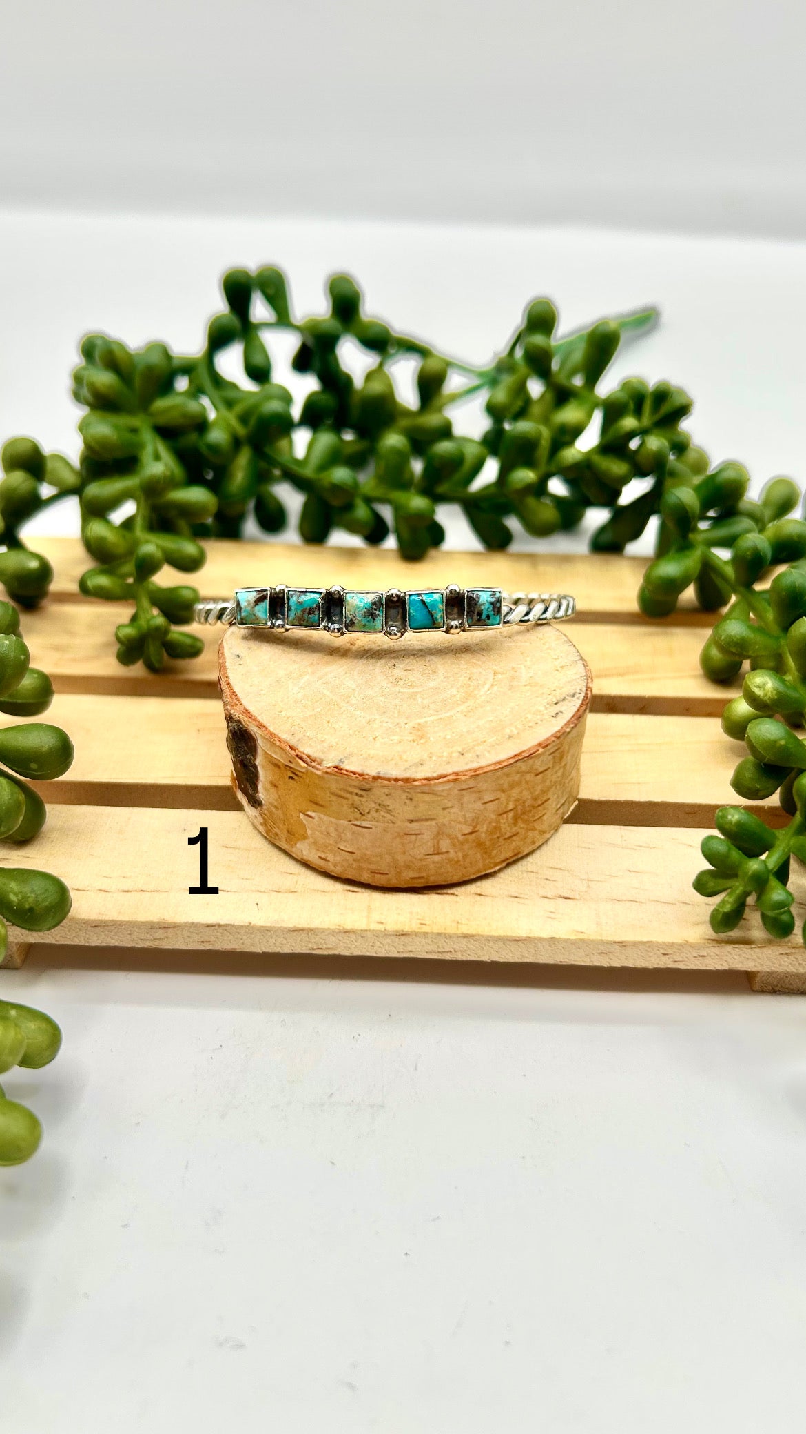 Ronald Lee Red Skin Turquoise & Sterling Silver Cuff Bracelet