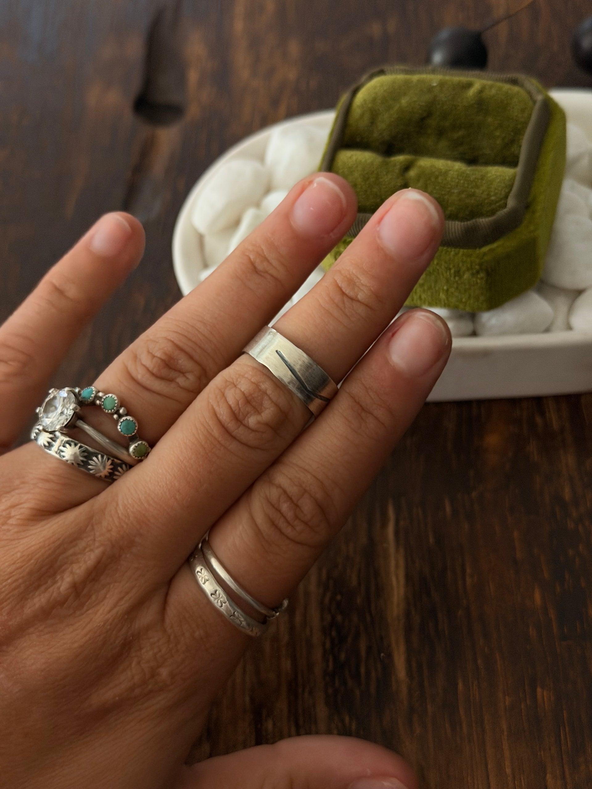 Navajo Made Sterling Silver Ring