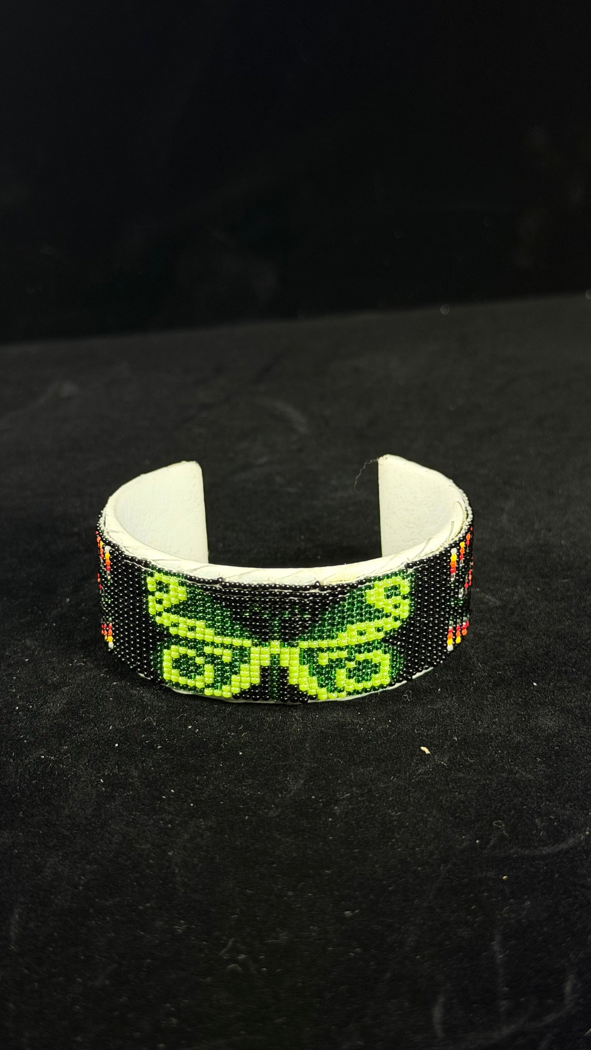 Navajo Made Beaded Cuff Bracelet