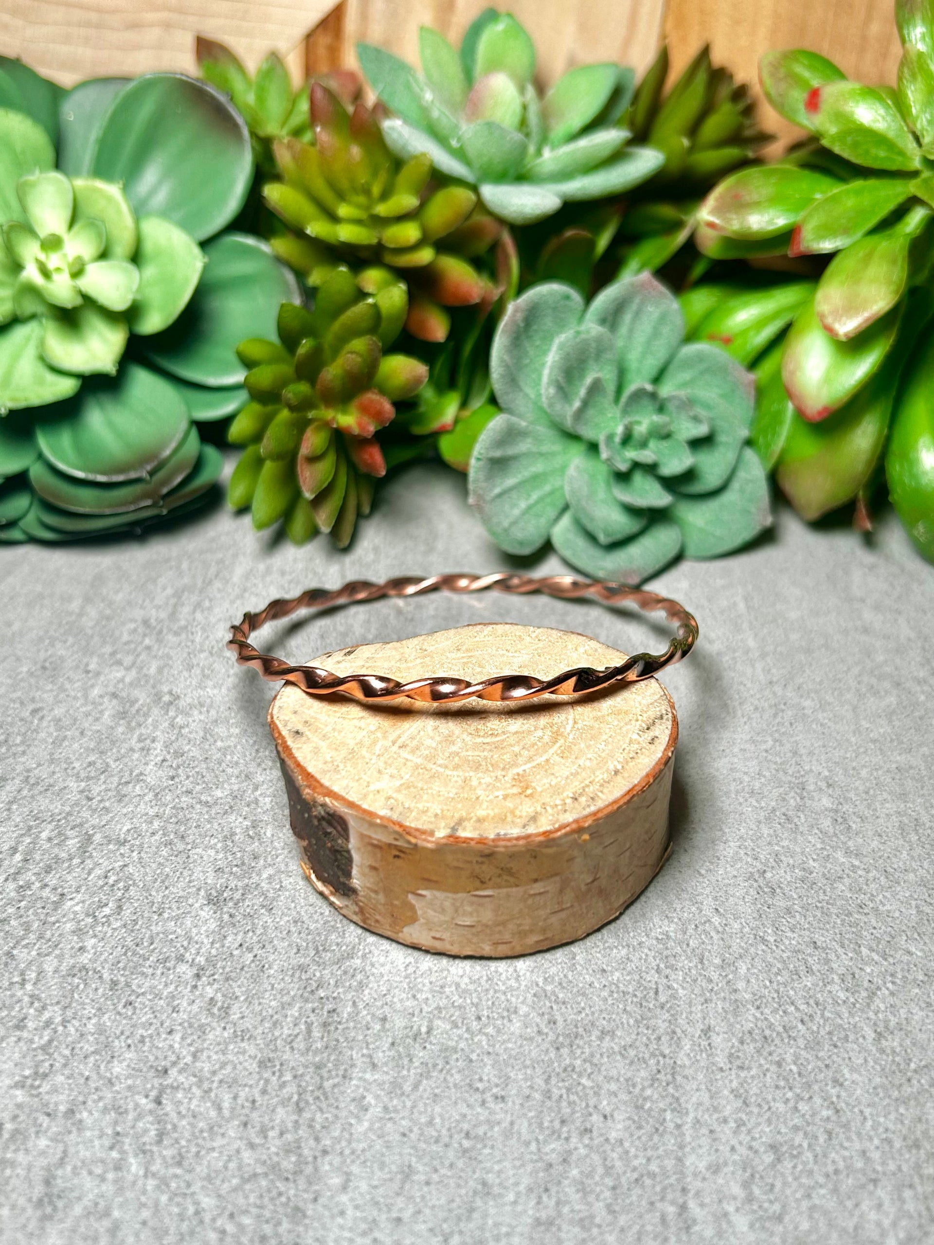Navajo Made Copper Bangle Bracelet