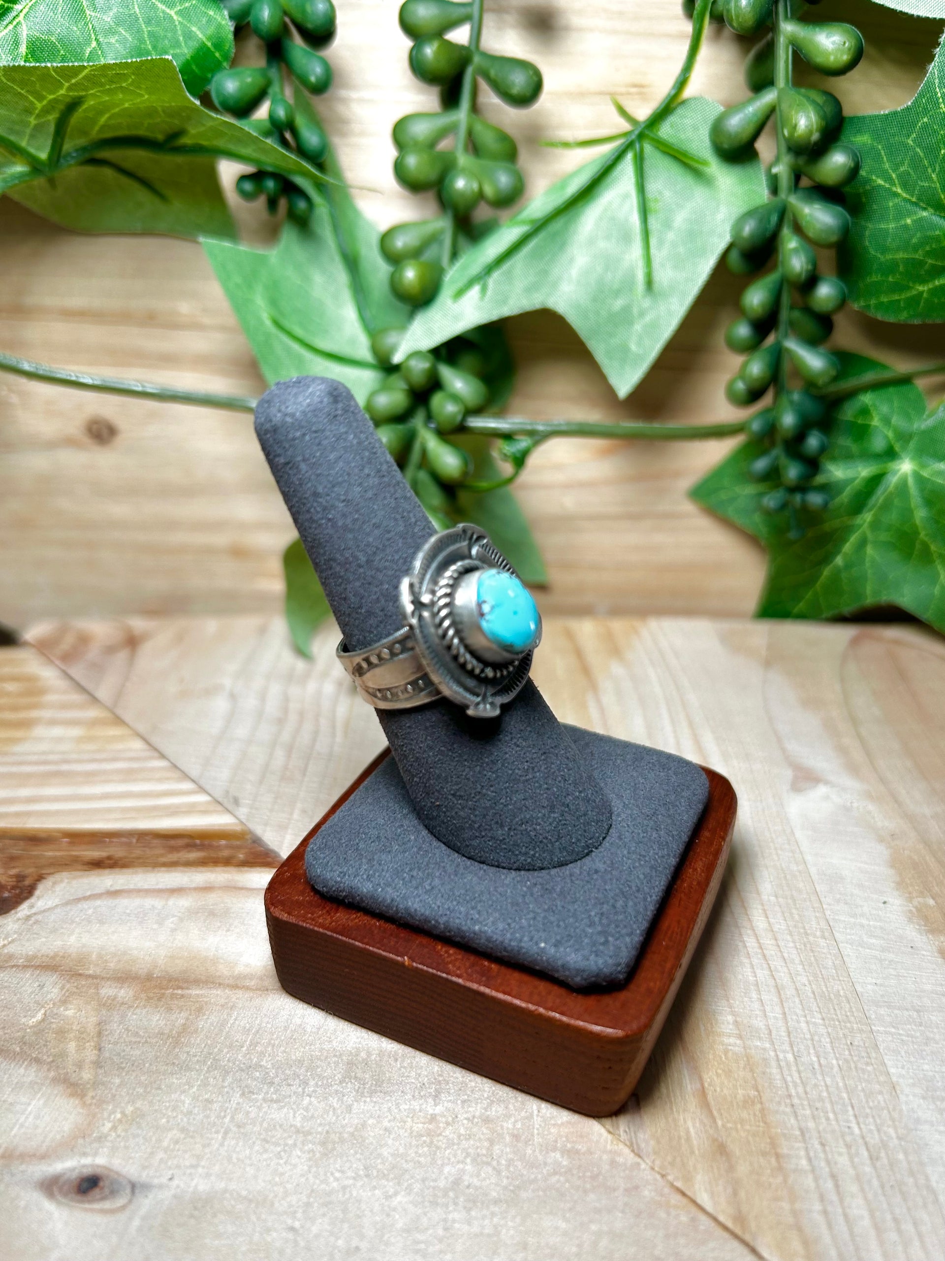 Tillie John Golden Hill & Sterling Silver Ring Size 7.25