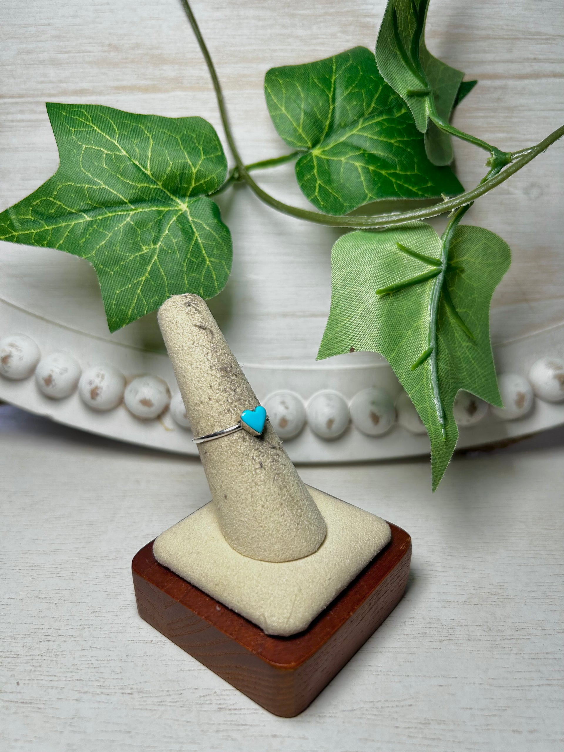 Zuni Made Kingman Turquoise & Sterling Silver Ring