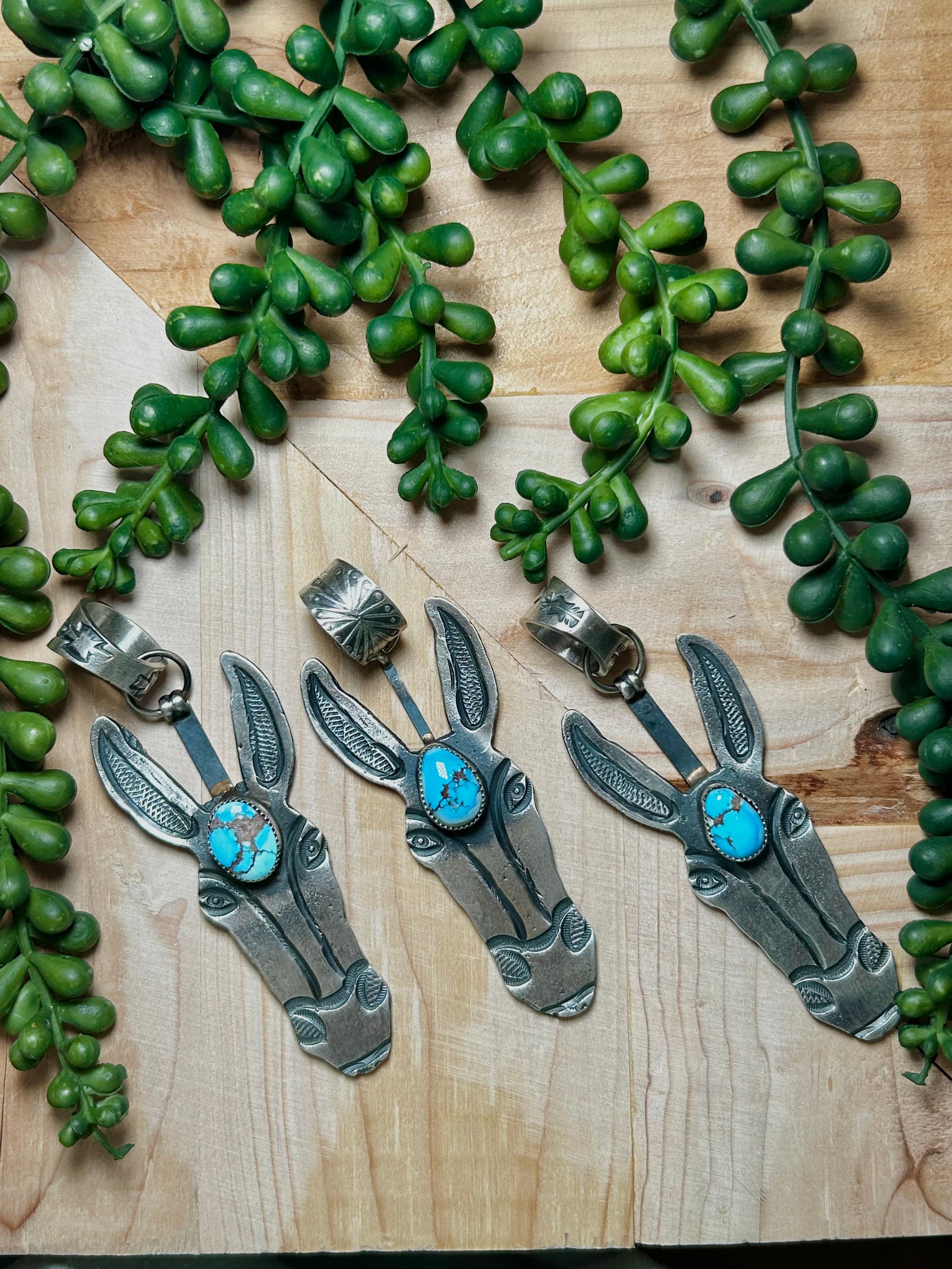 Kindale Billah Golden Hill Turquoise & Sterling Silver Pendant