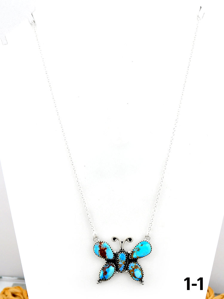 Southwest Made Golden Hills & Sterling Silver Necklace