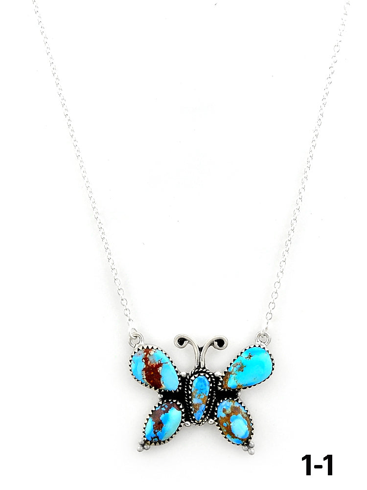 Southwest Made Golden Hills & Sterling Silver Necklace