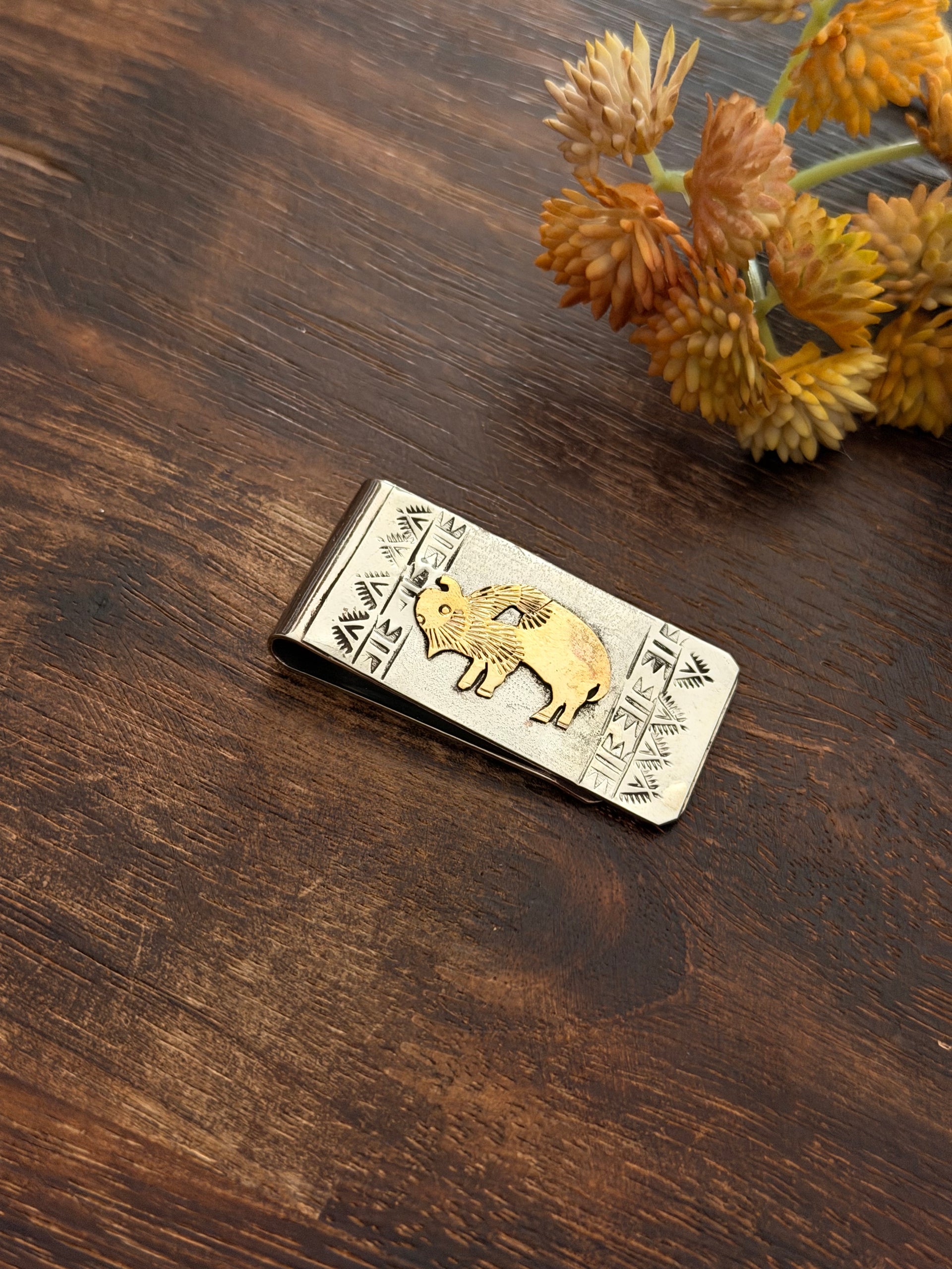 Navajo Made Sterling Silver Money Clip