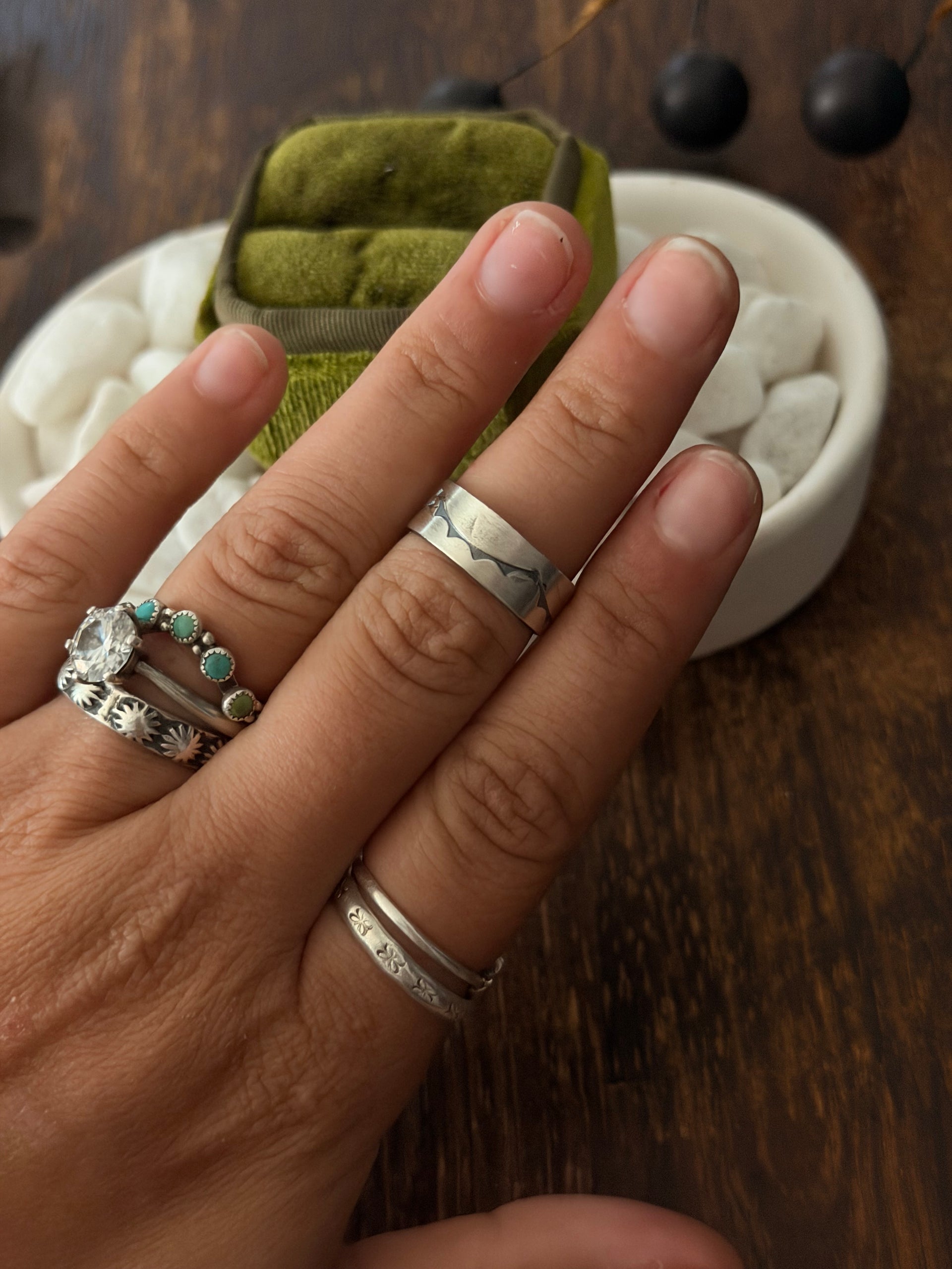Navajo Made Sterling Silver Ring Size 5.5