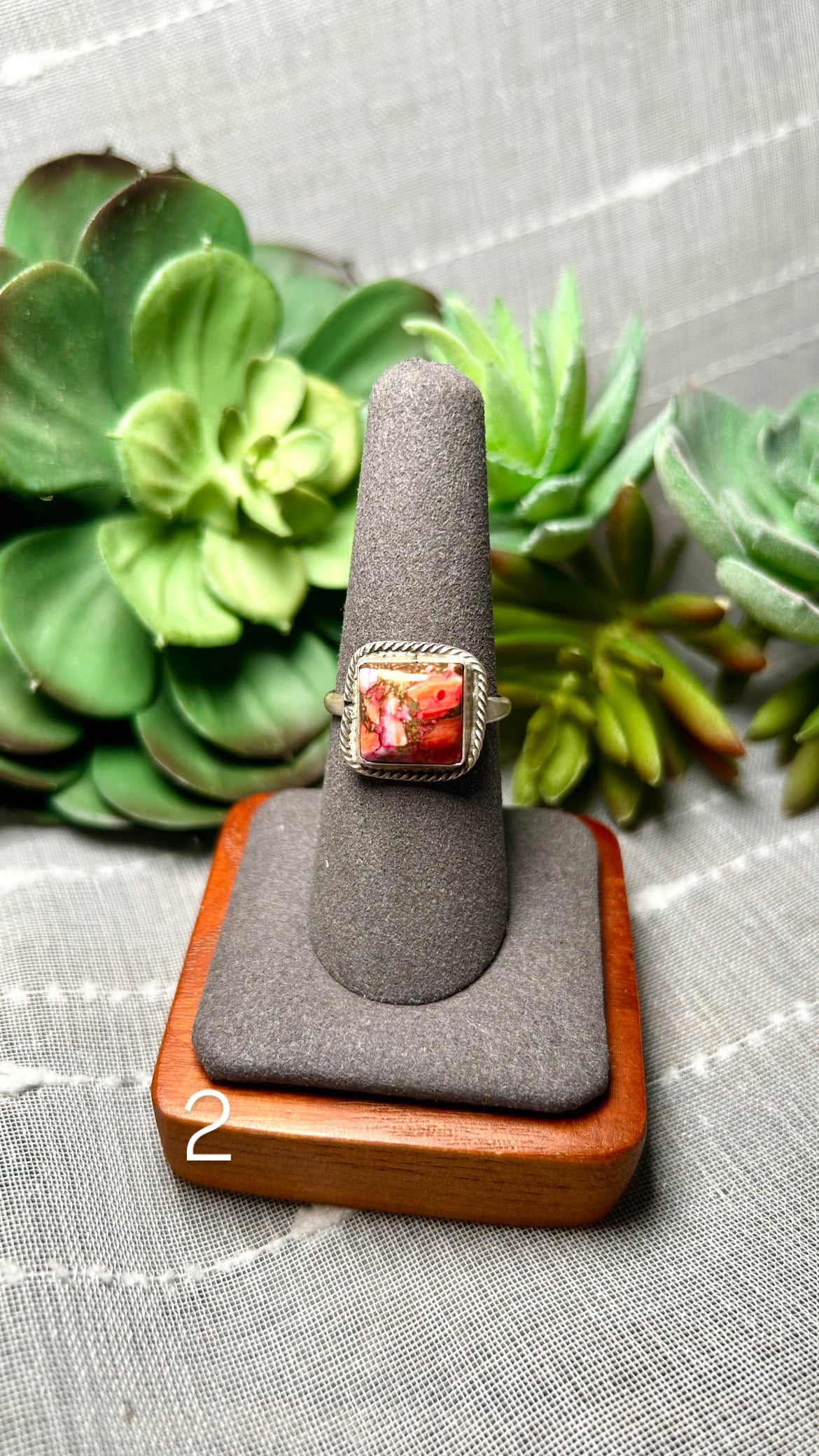 Navajo Made Mohave Turquoise & Sterling Silver Ring