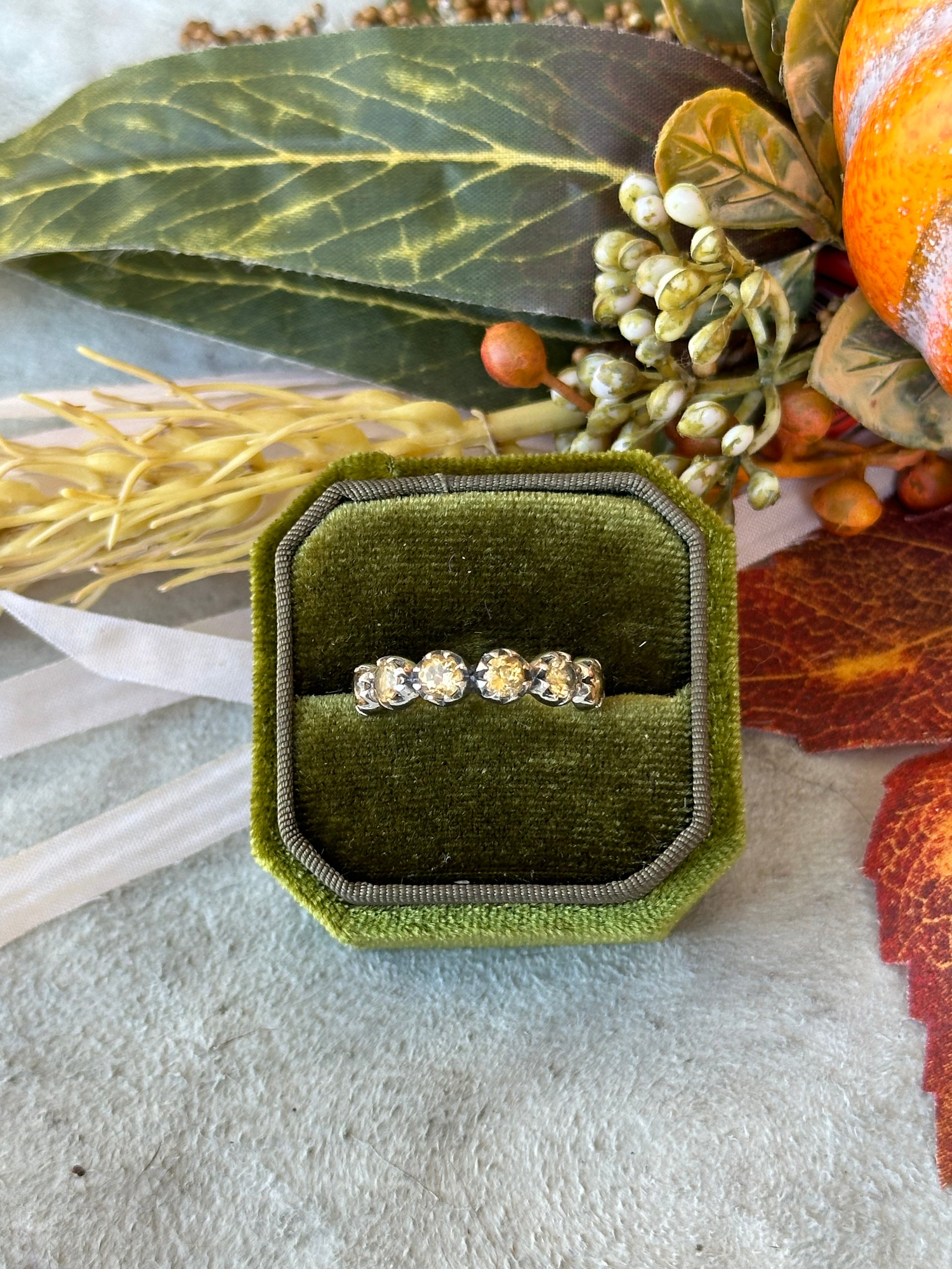 Southwest Handmade Citrine & Sterling Silver Ring