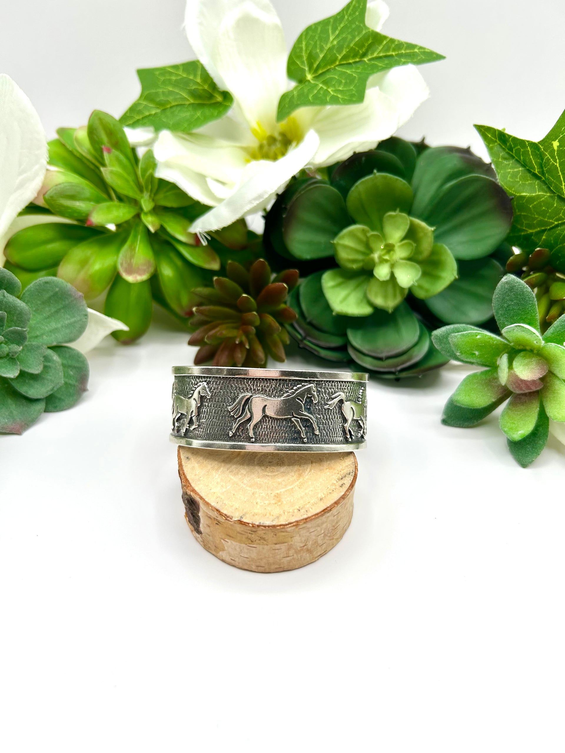 Navajo Sterling Silver Cuff Bracelet