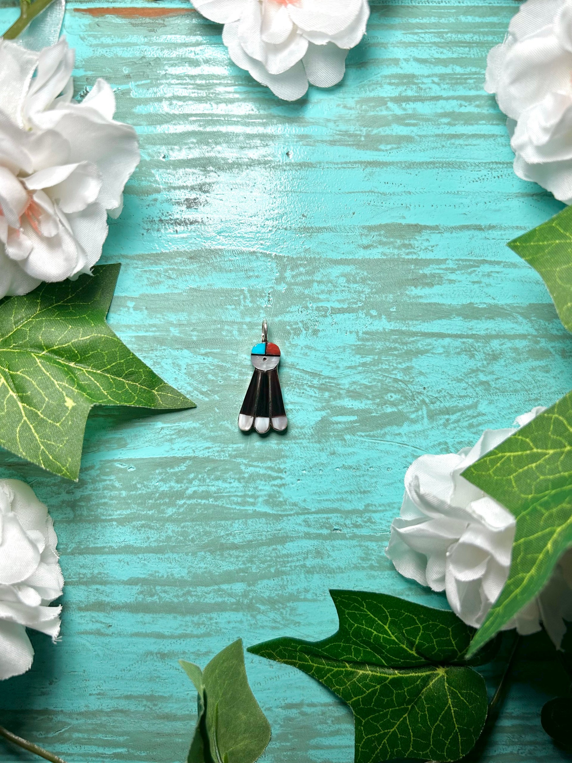 Carol Laliro Multi Stone & Sterling Silver Pendant