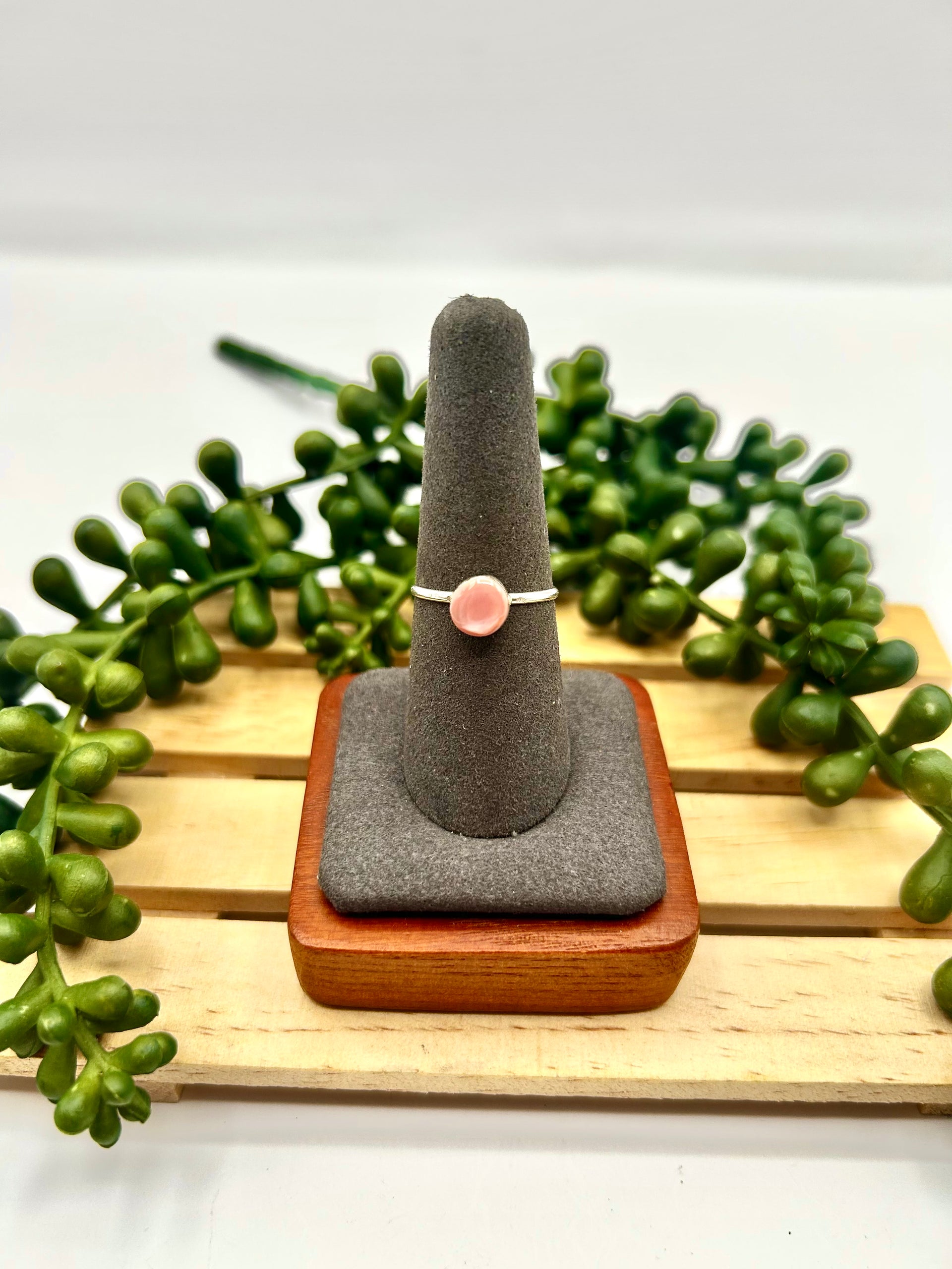 Navajo Made Mother of Pearl & Sterling Silver Ring