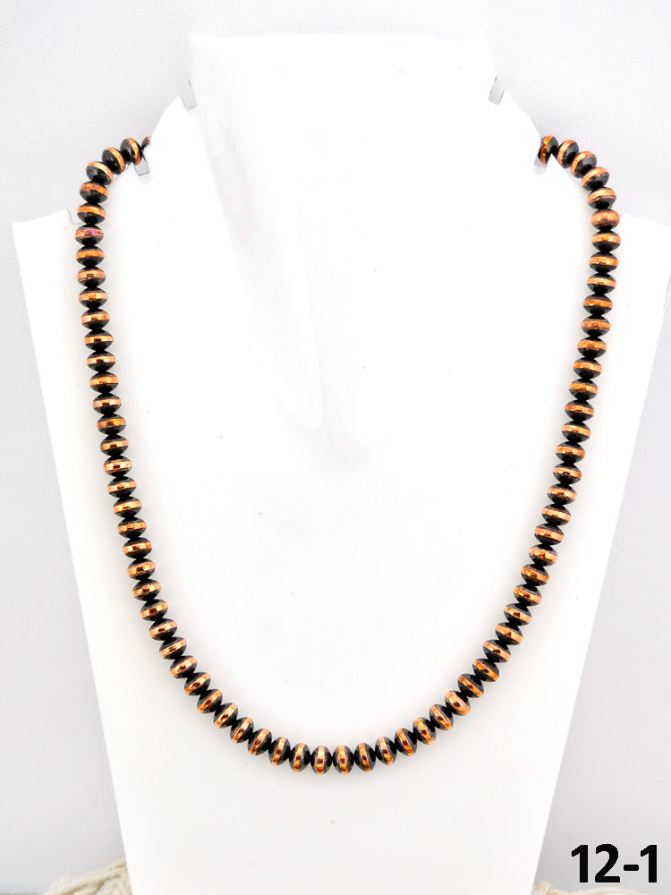 Southwest Handmade Copper 8 MM 20” Beaded Necklace