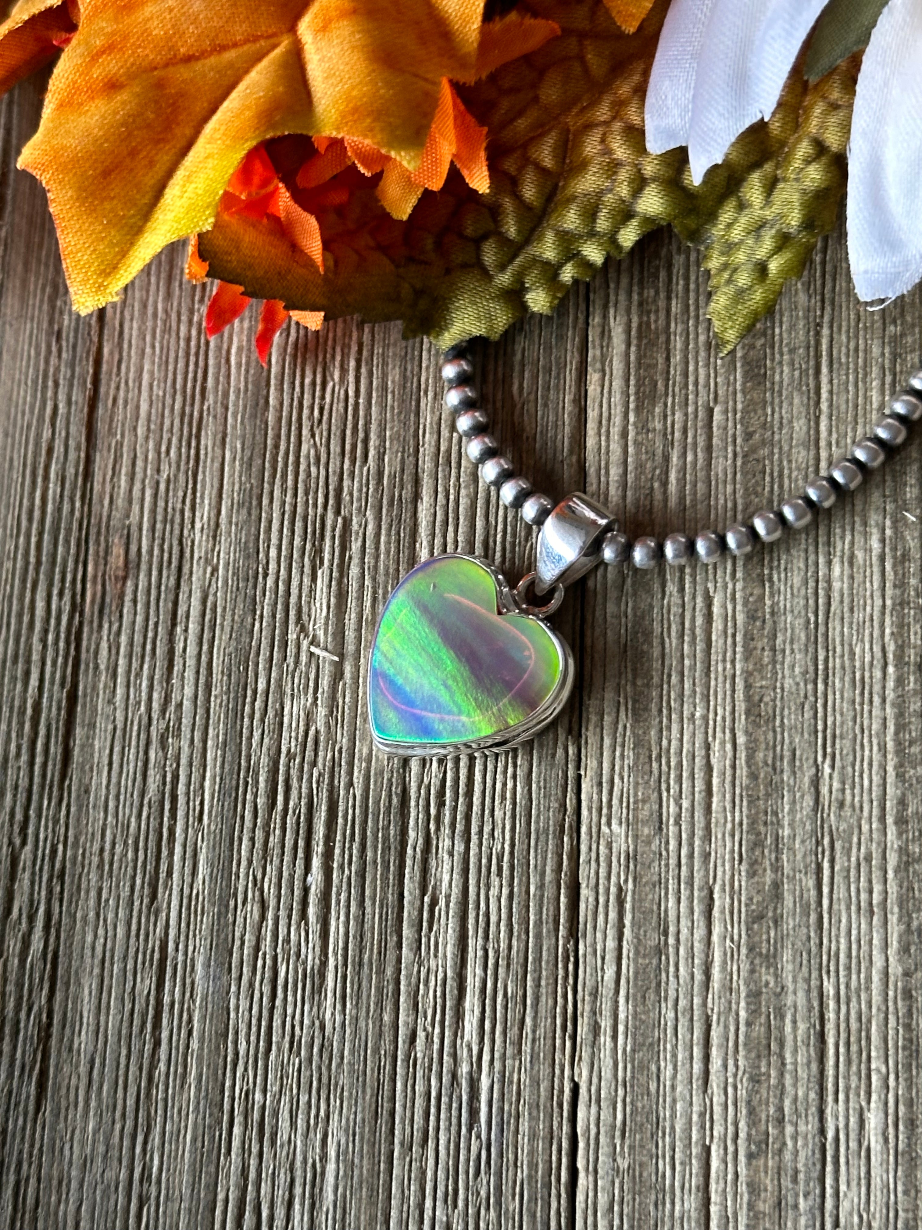 Southwest Handmade Opal & Sterling Silver Pendant