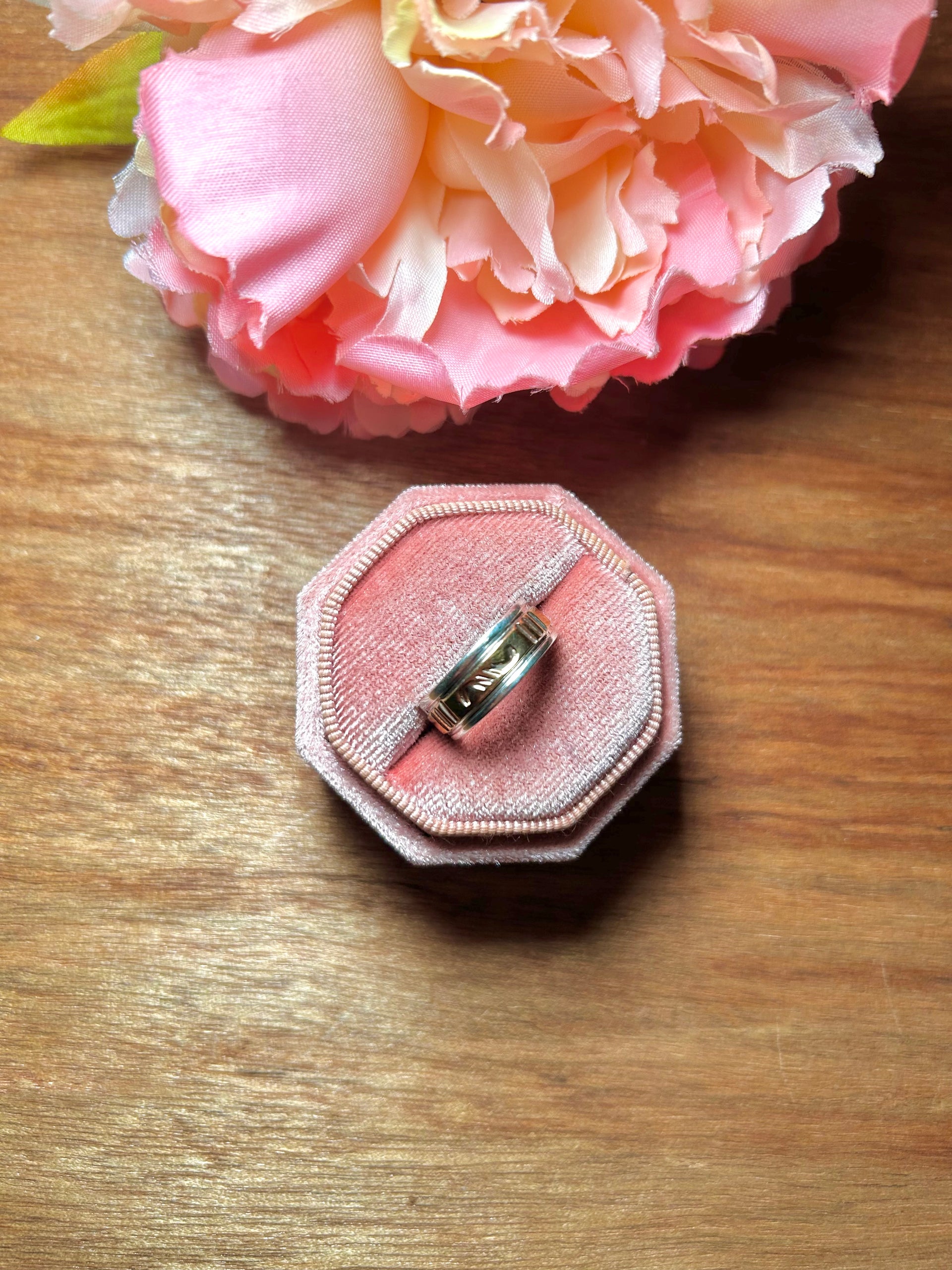 Navajo Made 14k Gold & Sterling Silver Ring Size 5.5