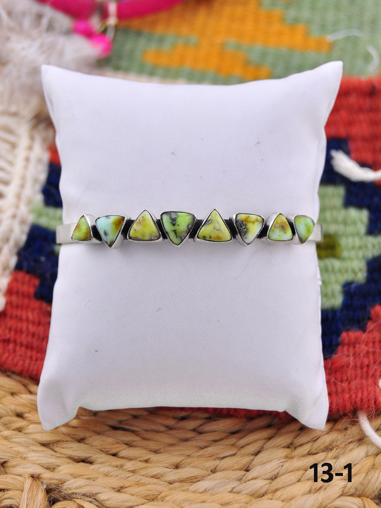 Southwest Made Palomino & Sterling Silver Cuff Bracelet