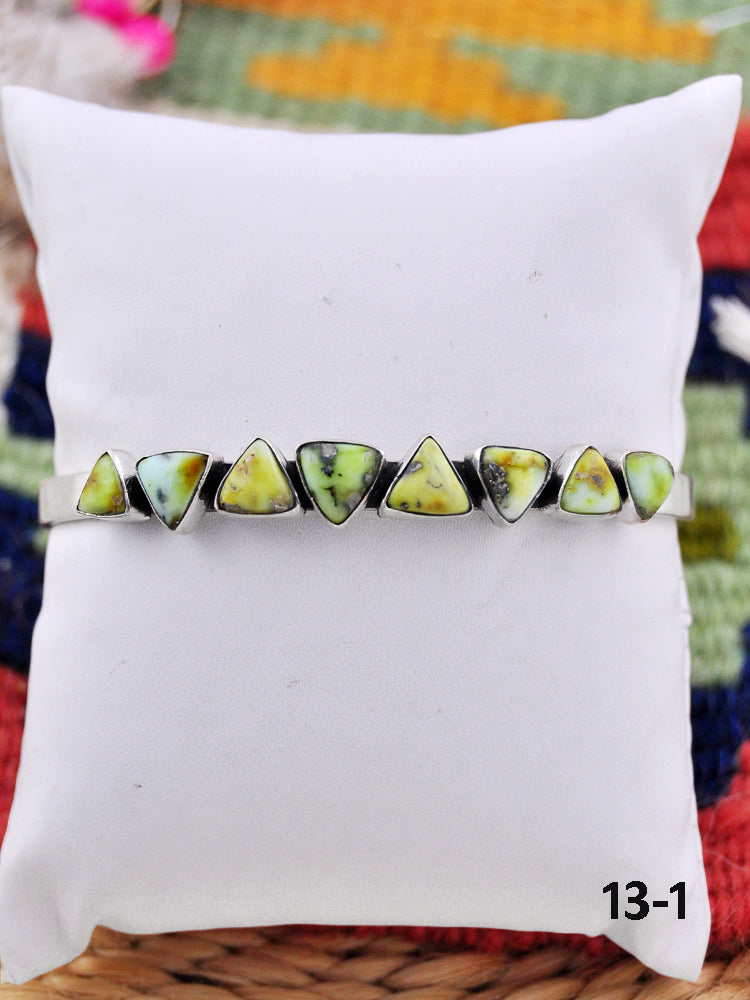 Southwest Made Palomino & Sterling Silver Cuff Bracelet