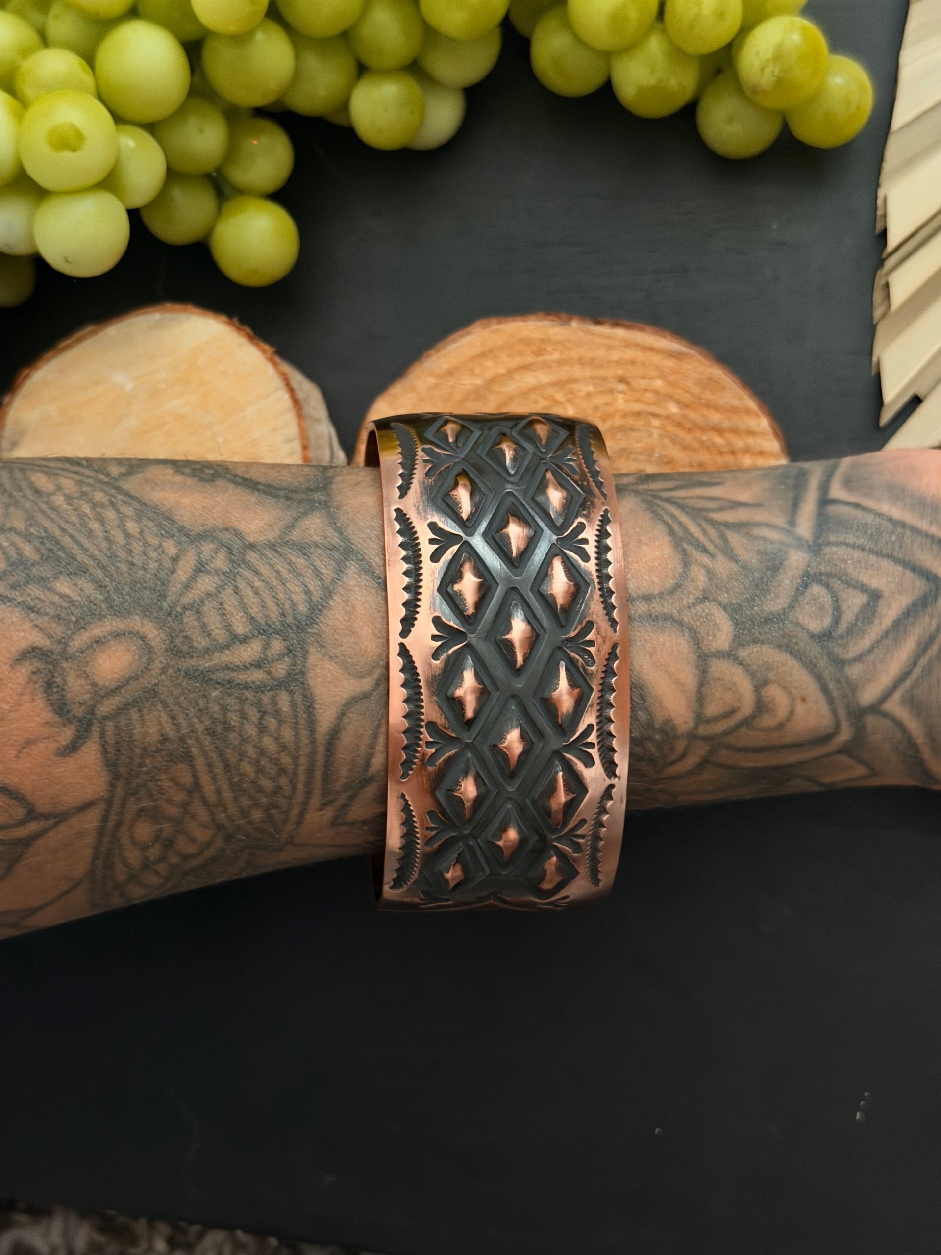 Leander Tahe Copper Cuff Bracelet