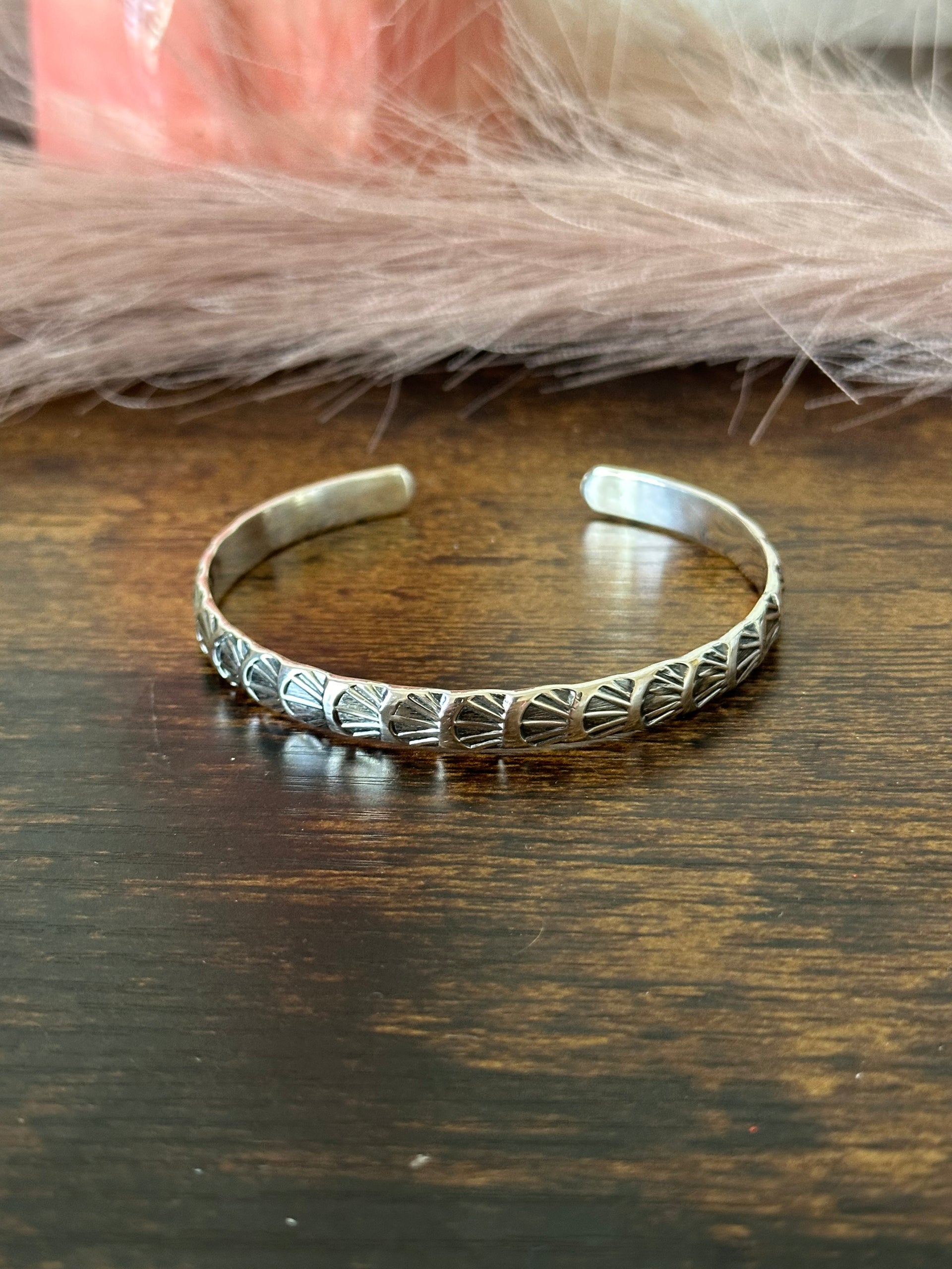 Southwest Made Sterling Silver Cuff Bracelet