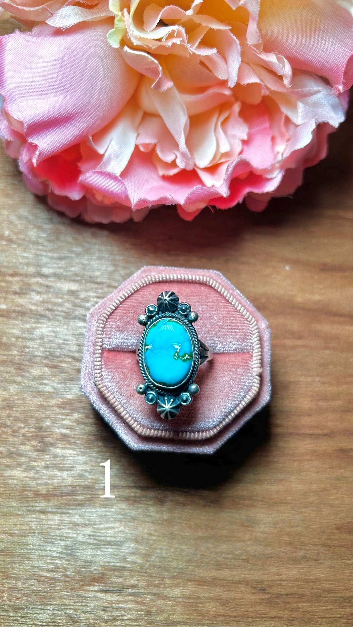 Maritta Benally Sonoran Mountain & Sterling Silver Ring