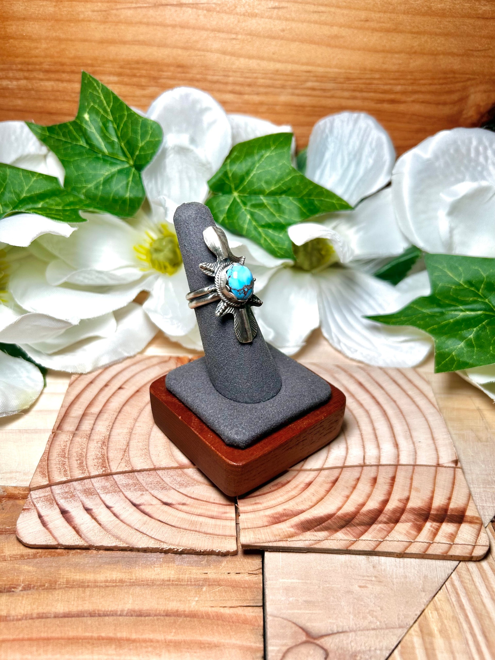 Kobe Martinez Golden Hill Turquoise & Sterling Silver Adjustable Ring