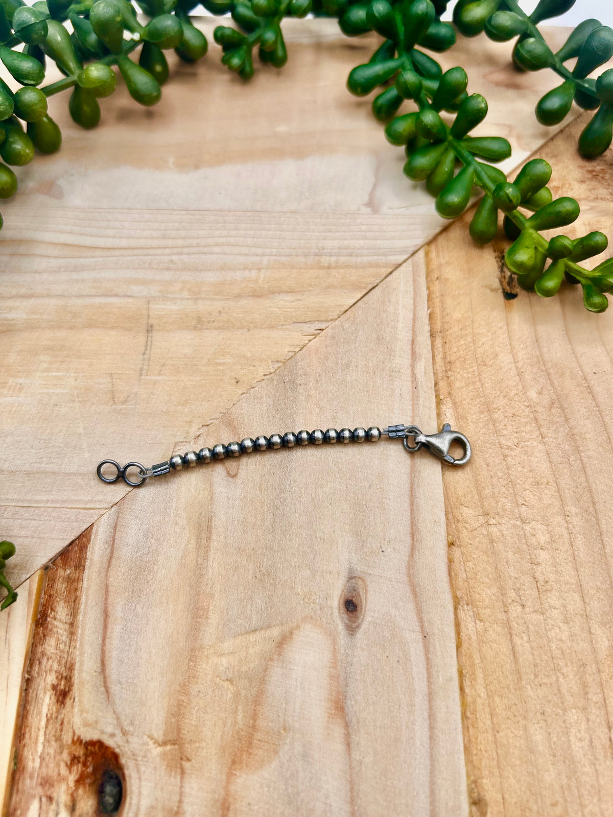 Navajo Strung Sterling Silver Extender