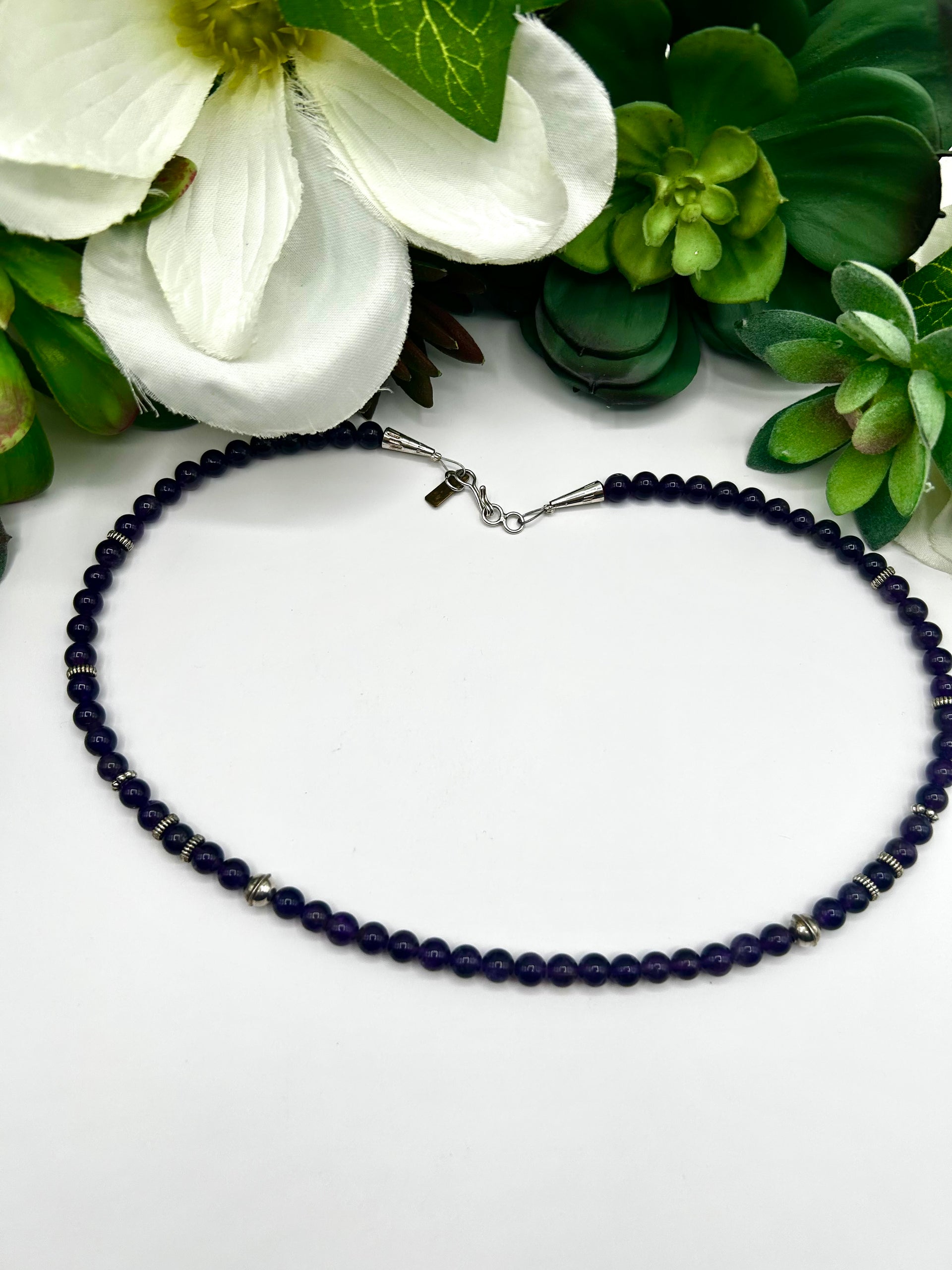 T & R Singer Multi Stone Necklace